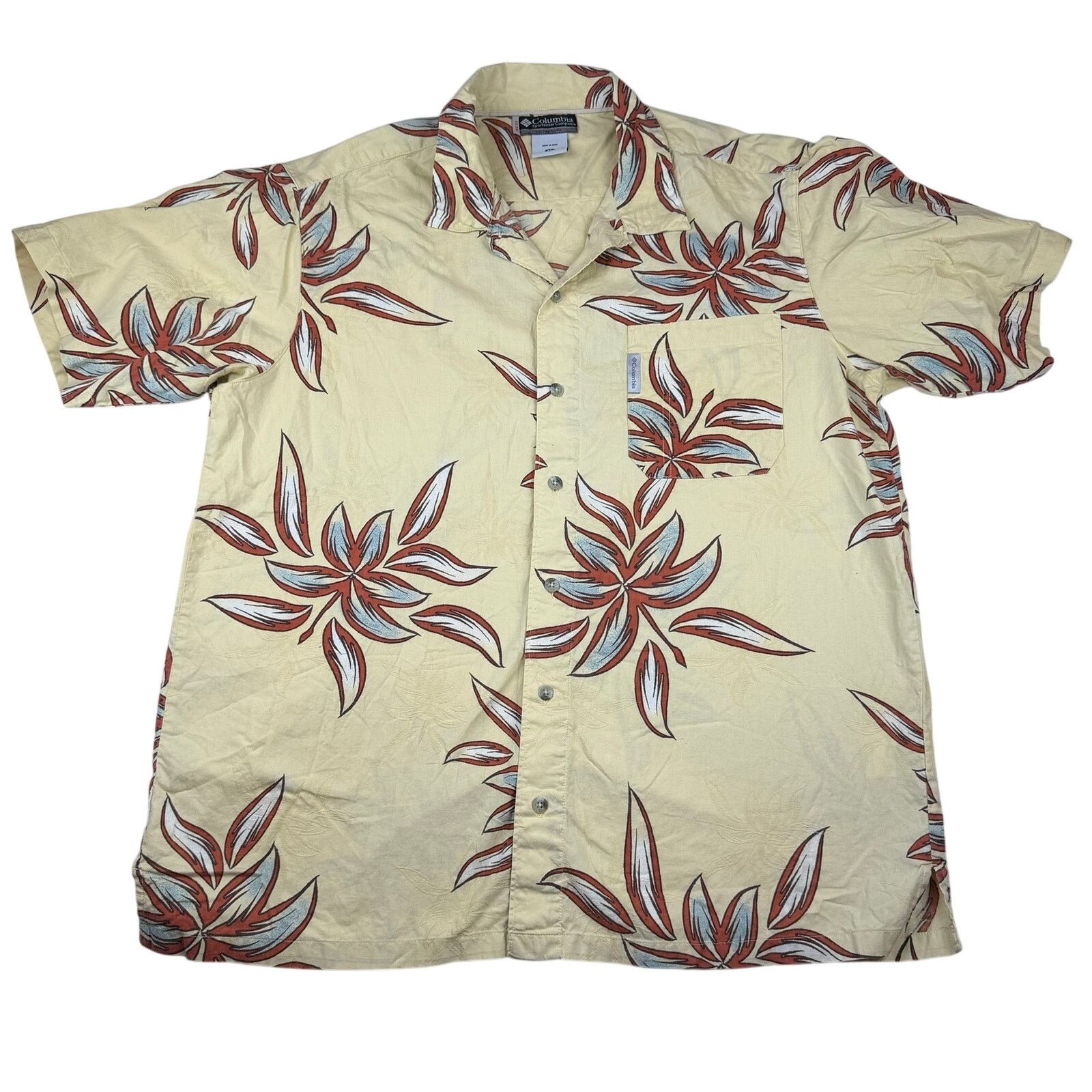 Columbia Columbia XCO Hibiscus Print Shirt - Size XL Size US XL / EU 56 / 4 - 1 Thumbnail