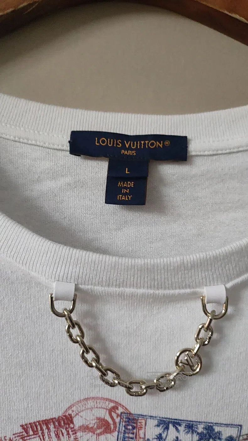 Louis Vuitton Louis Vuitton white short sleeves Size US L / EU 52-54 / 3 - 2 Thumbnail