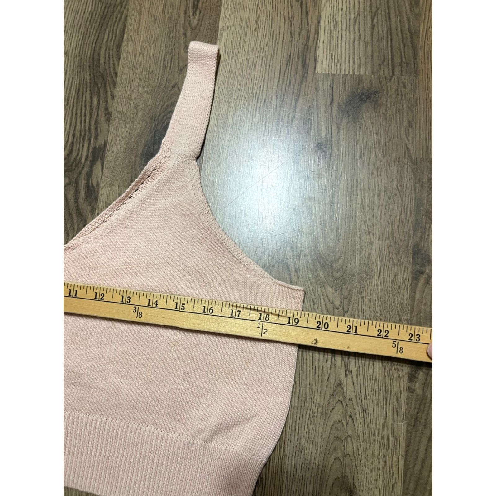 Vintage BP Tank Top Women's XL Pink Crop Top Sleeveless V-Neck Pullover Cropped Tank Casual Modern 90s? Wait, no new info. Size XL / US 12-14 / IT 48-50 - 3 Thumbnail