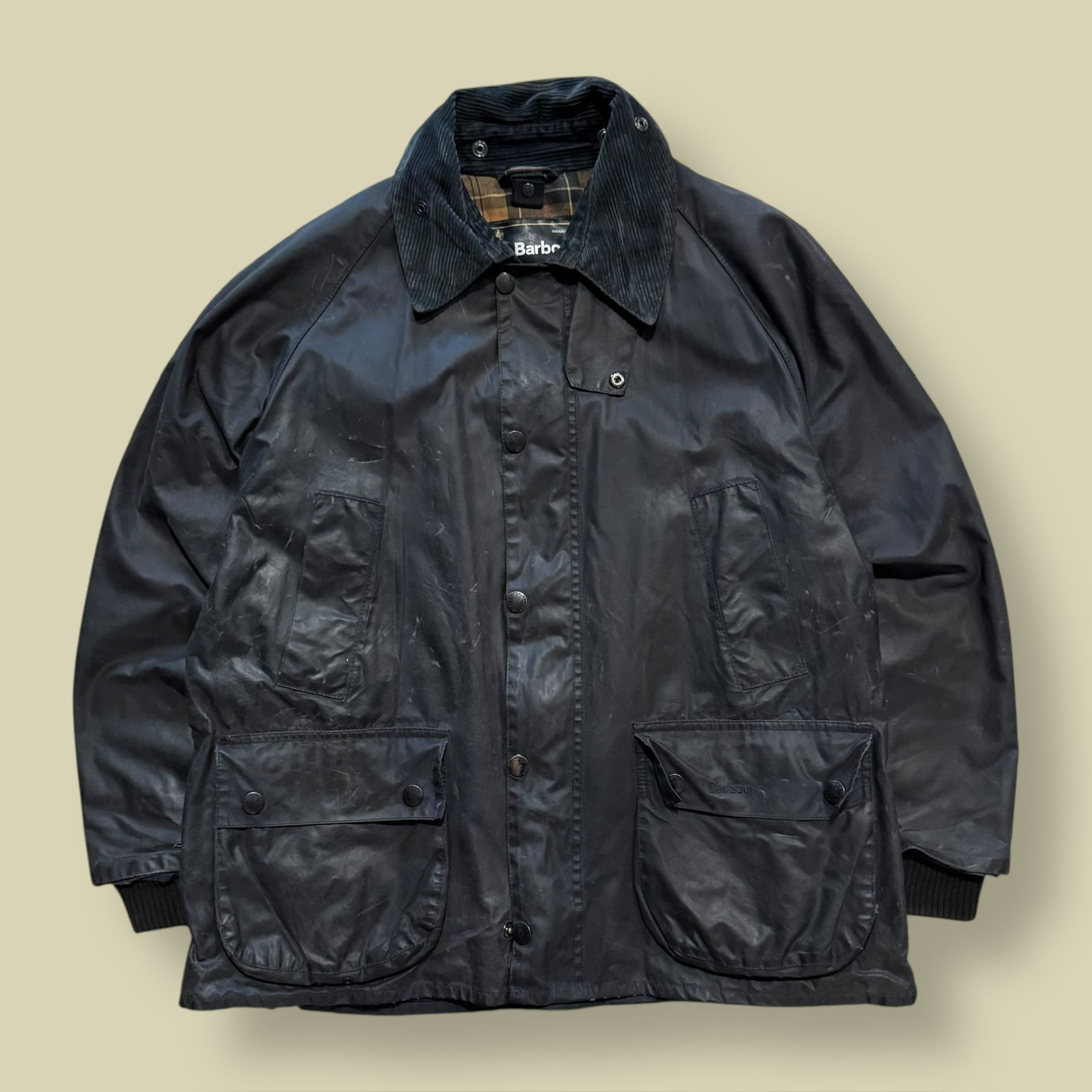 Barbour Barbour Bedale Waxed Blue Jacket Size US M / EU 48-50 / 2 - 1 Thumbnail