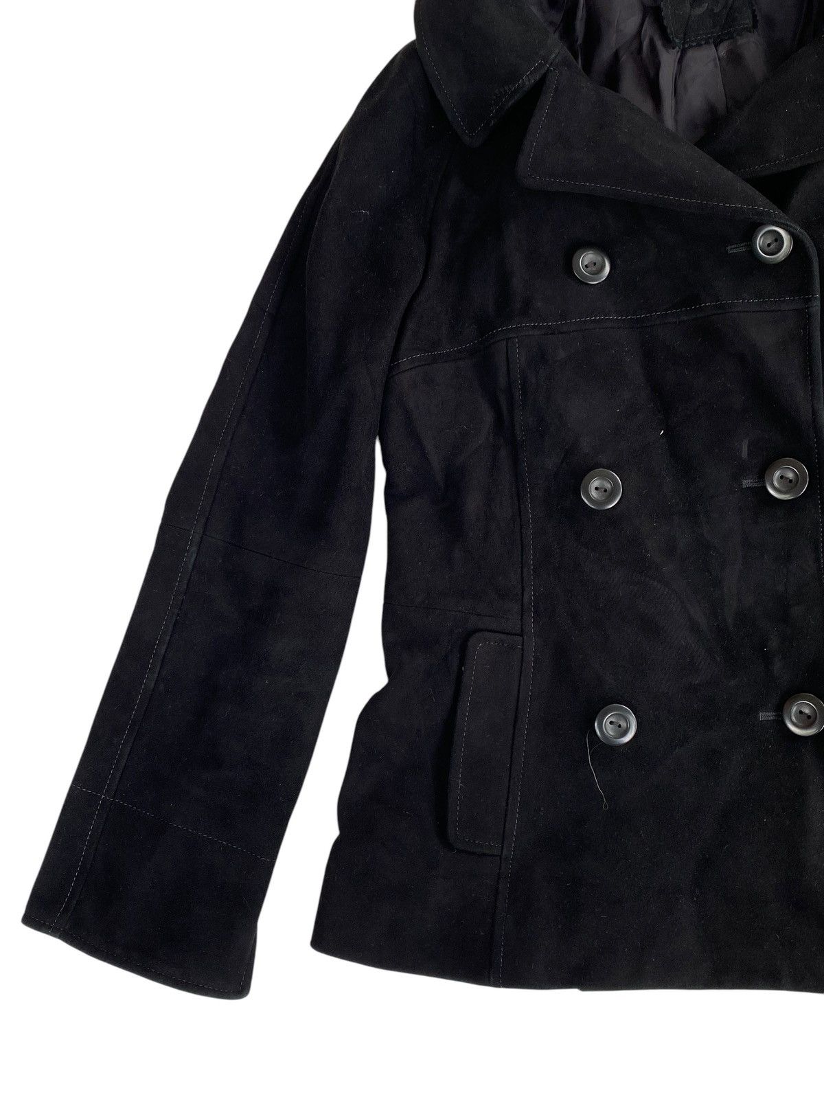 Vintage Vtg Leather Jacket All Black Size US S / EU 44-46 / 1 - 3 Thumbnail