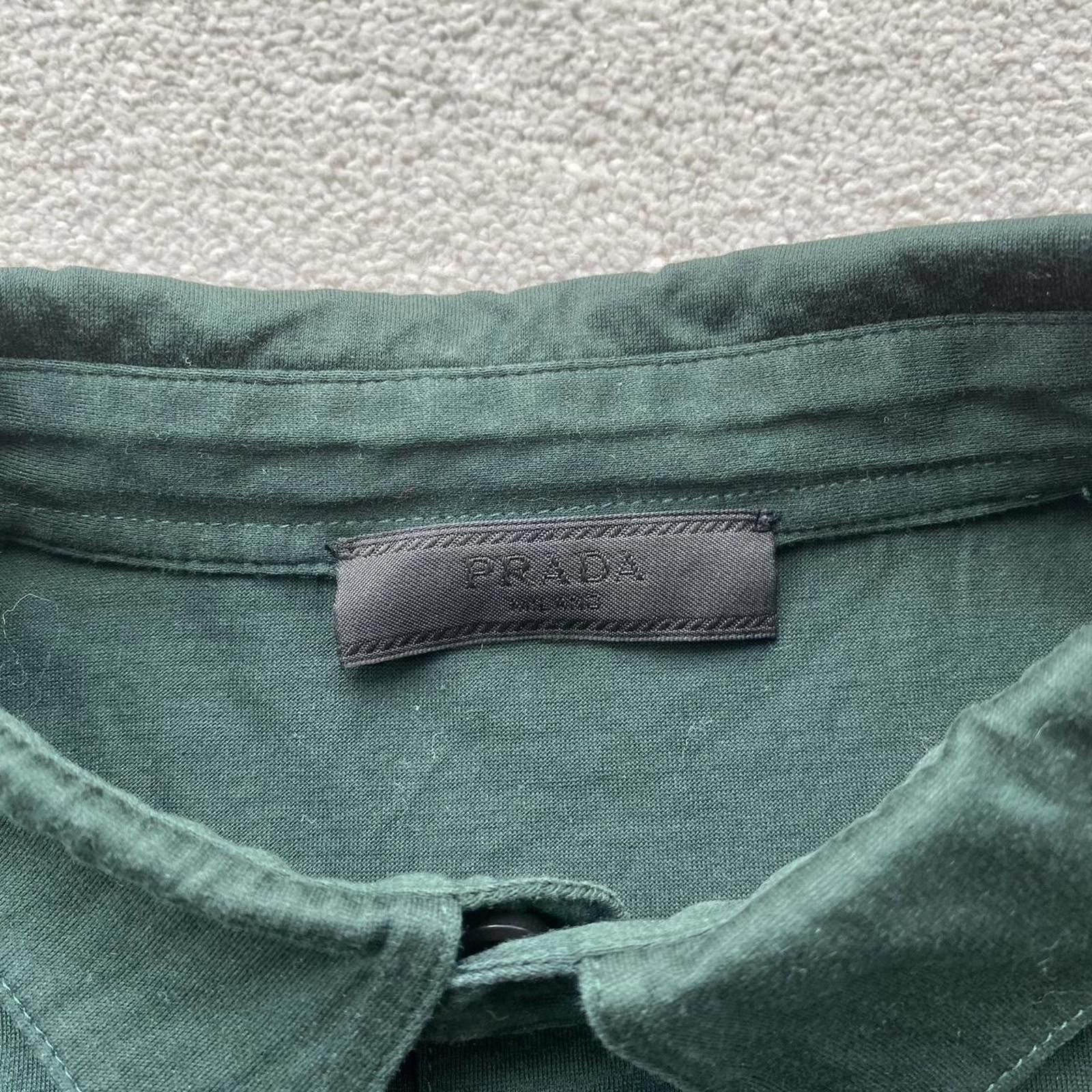 Prada Prada Green Pocket Polo Shirt Size US S / EU 44-46 / 1 - 3 Thumbnail