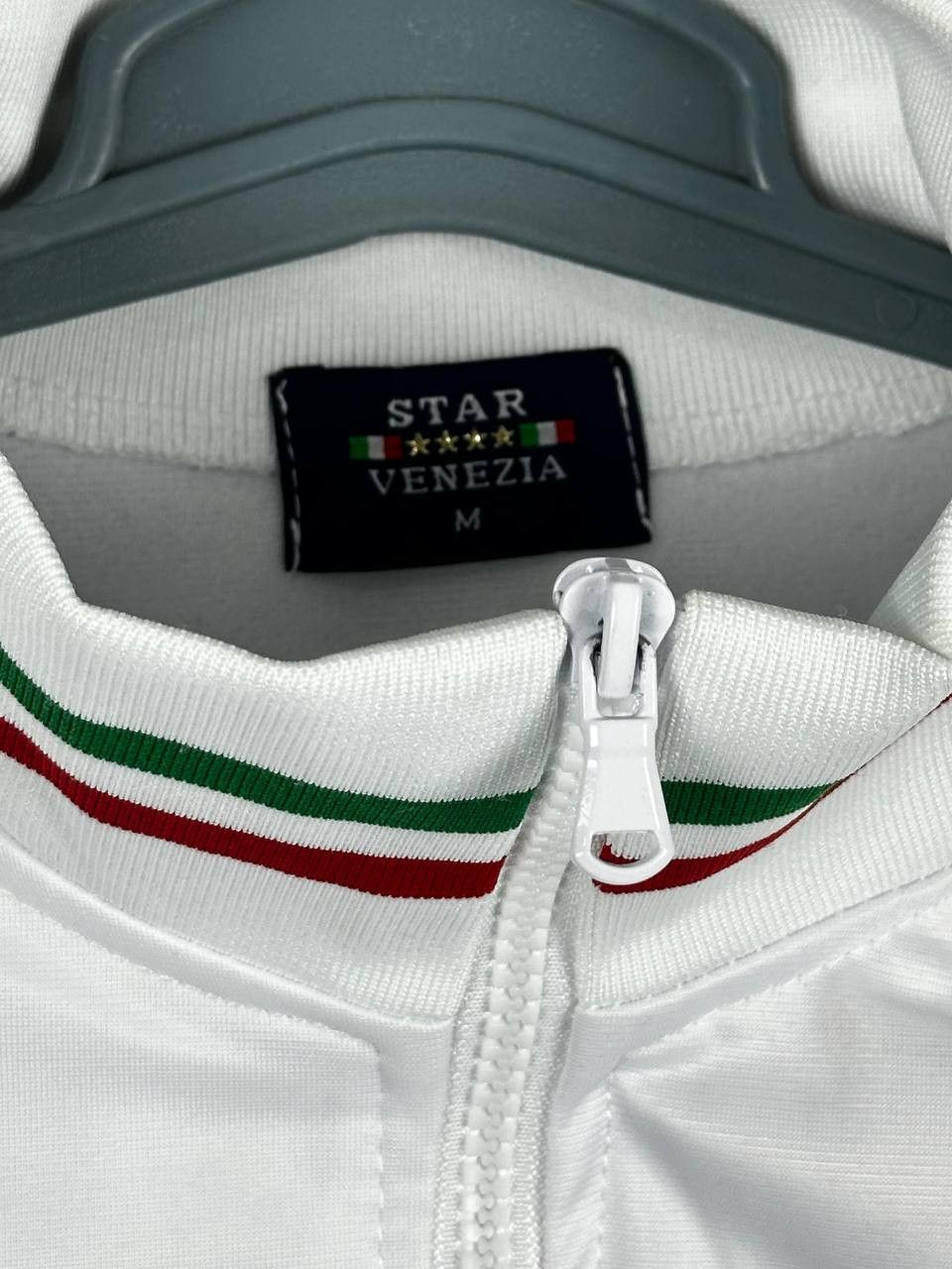 Vintage Vintage Italia Blockcore White Rare Y2K Track Jacket Size US M / EU 48-50 / 2 - 7 Thumbnail