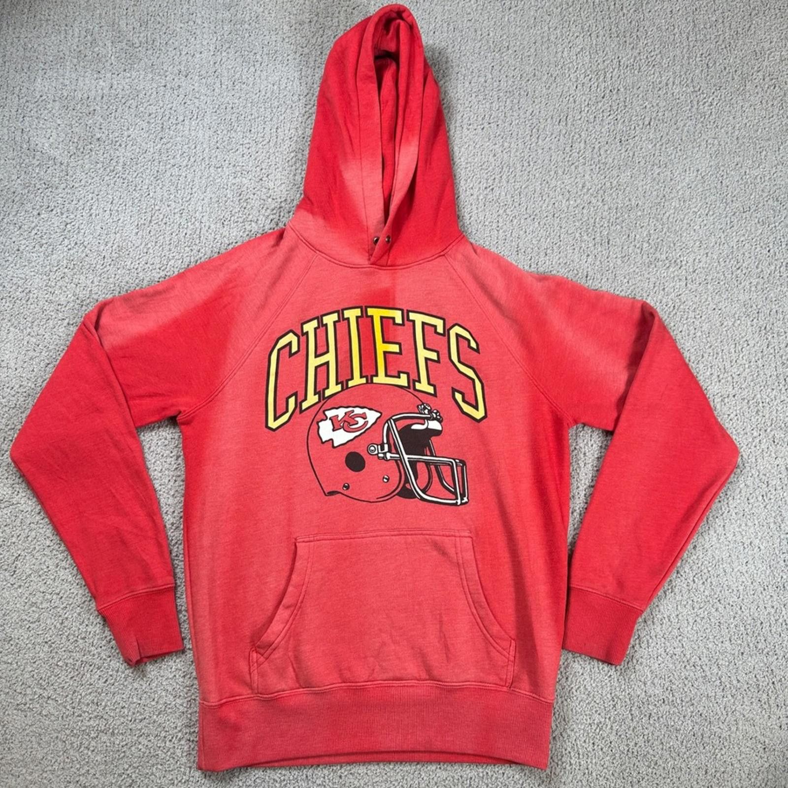 Homage Homage Kansas City Chiefs Hoodie Sweatshirt Mens S Red NFL Size US S / EU 44-46 / 1 - 1 Thumbnail