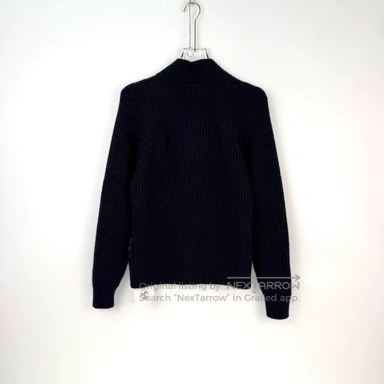 Hermes Hermes Navy Blue Floral Pattern Patchwork Design Sweater Size XXS / US 00 / IT 34 - 4 Thumbnail