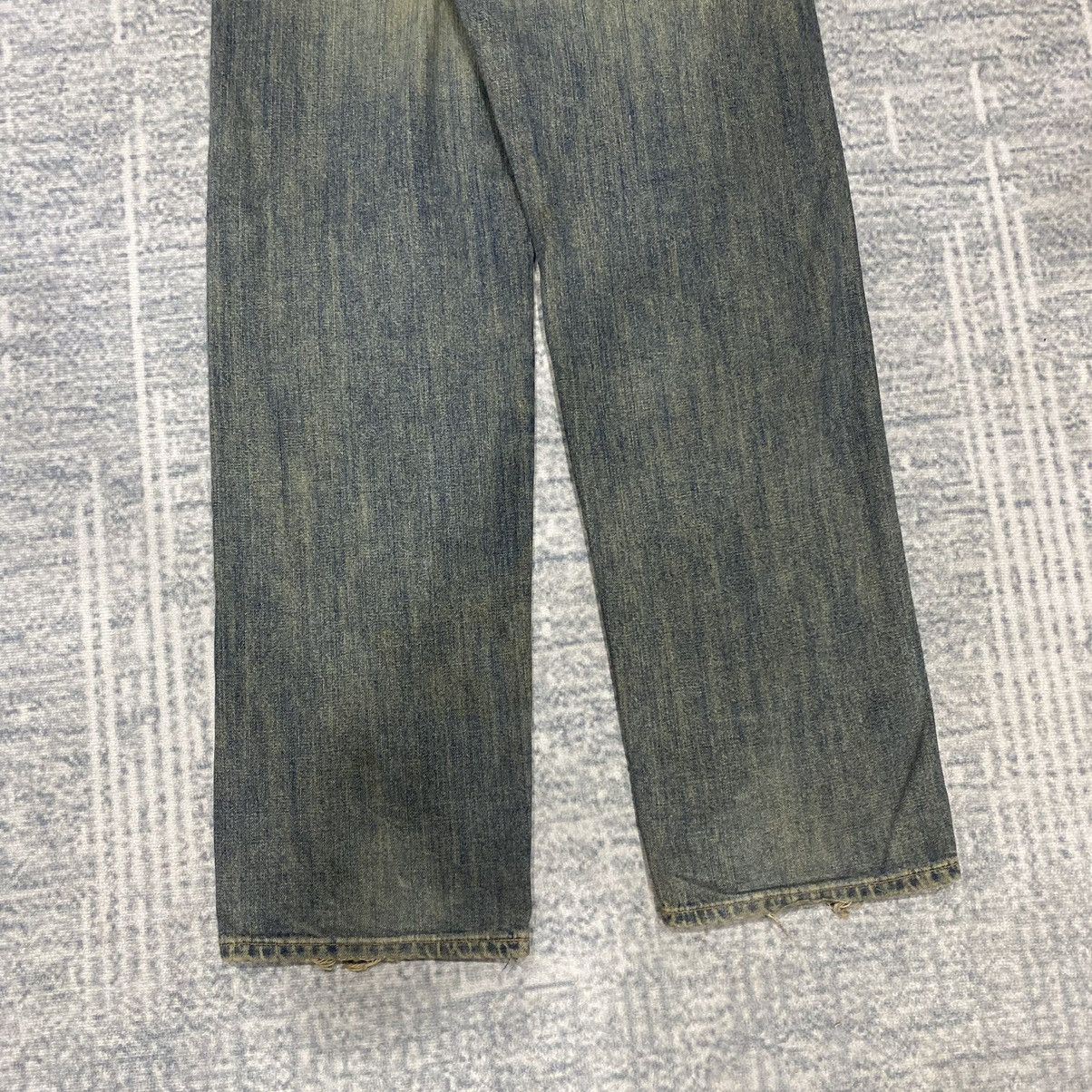 Beauty Beast × Le Grande Bleu (L.G.B.) × Vintage Sick☠️ Wrangler Mud Wash Jeans 80s 90s Dirty Size US 31 - 11 Thumbnail