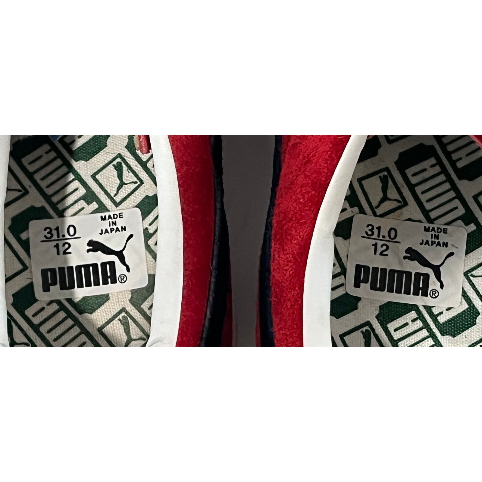 Puma *DS10 PUMA Suede VTG MIJ Retro Sneakers Red Navy Size 13 Size US 13 / EU 46 - 9 Thumbnail