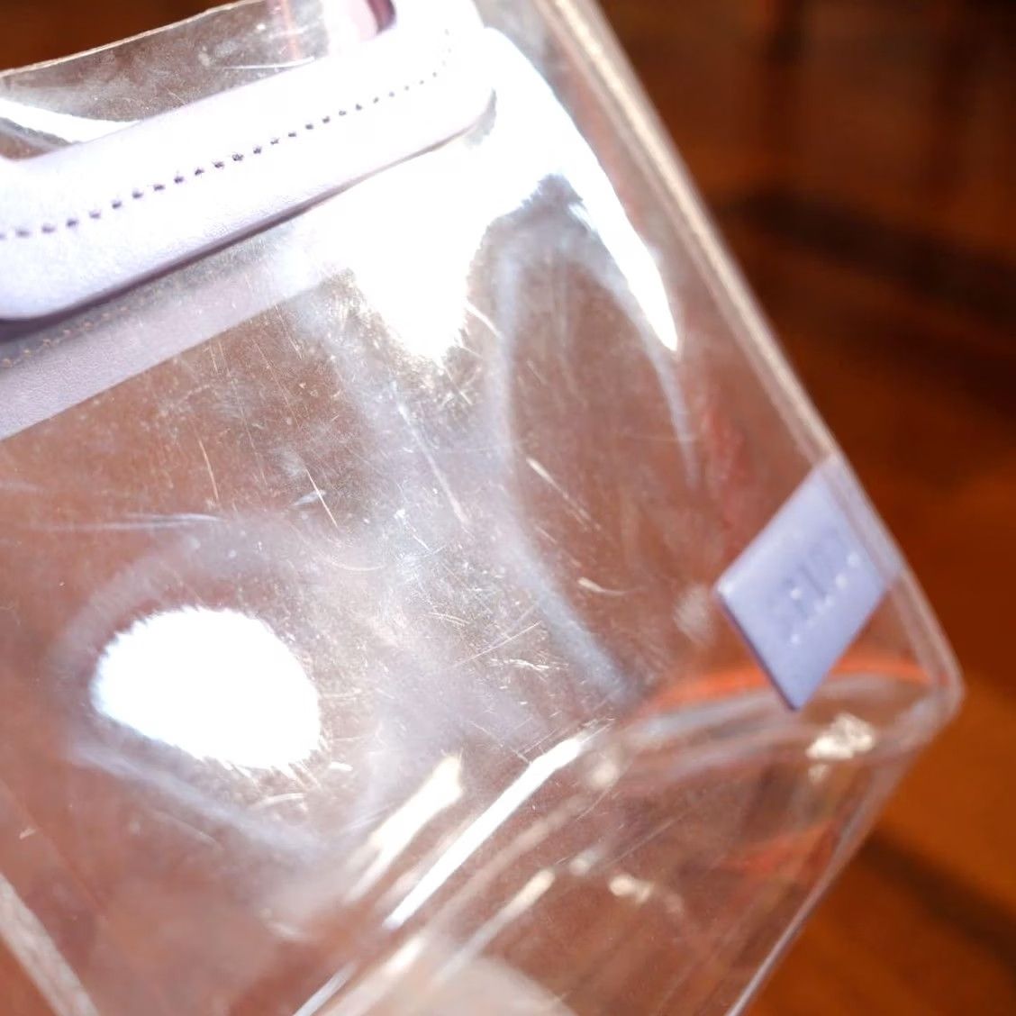 Staud Staud Shirley Bag Women Medium Clear Lavender Purple Luxury Designer Limited Rare Size ONE SIZE - 7 Thumbnail