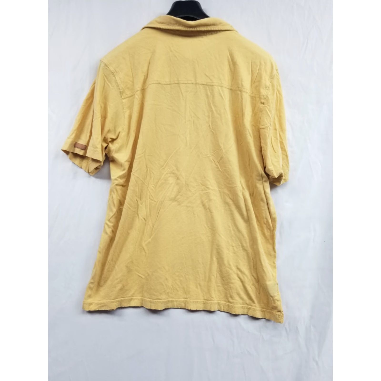 Billabong Billabong Polo Shirt Slim Fit Mens Mustard Short Sleeve Floral Pattern XL Size US XL / EU 56 / 4 - 2 Thumbnail