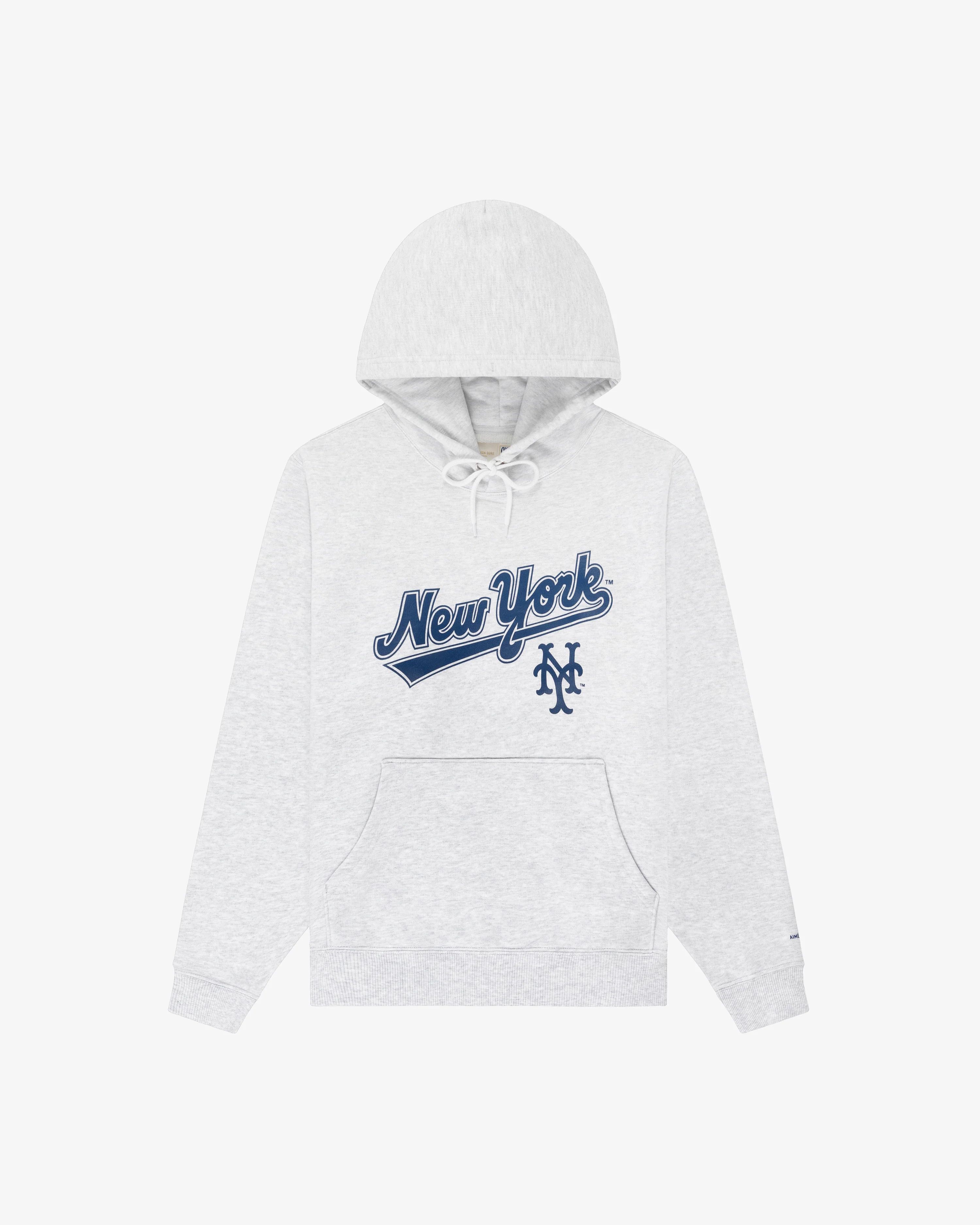 Aimé Leon Dore New York Mets Logo Hoodie Hthr Grey XXL