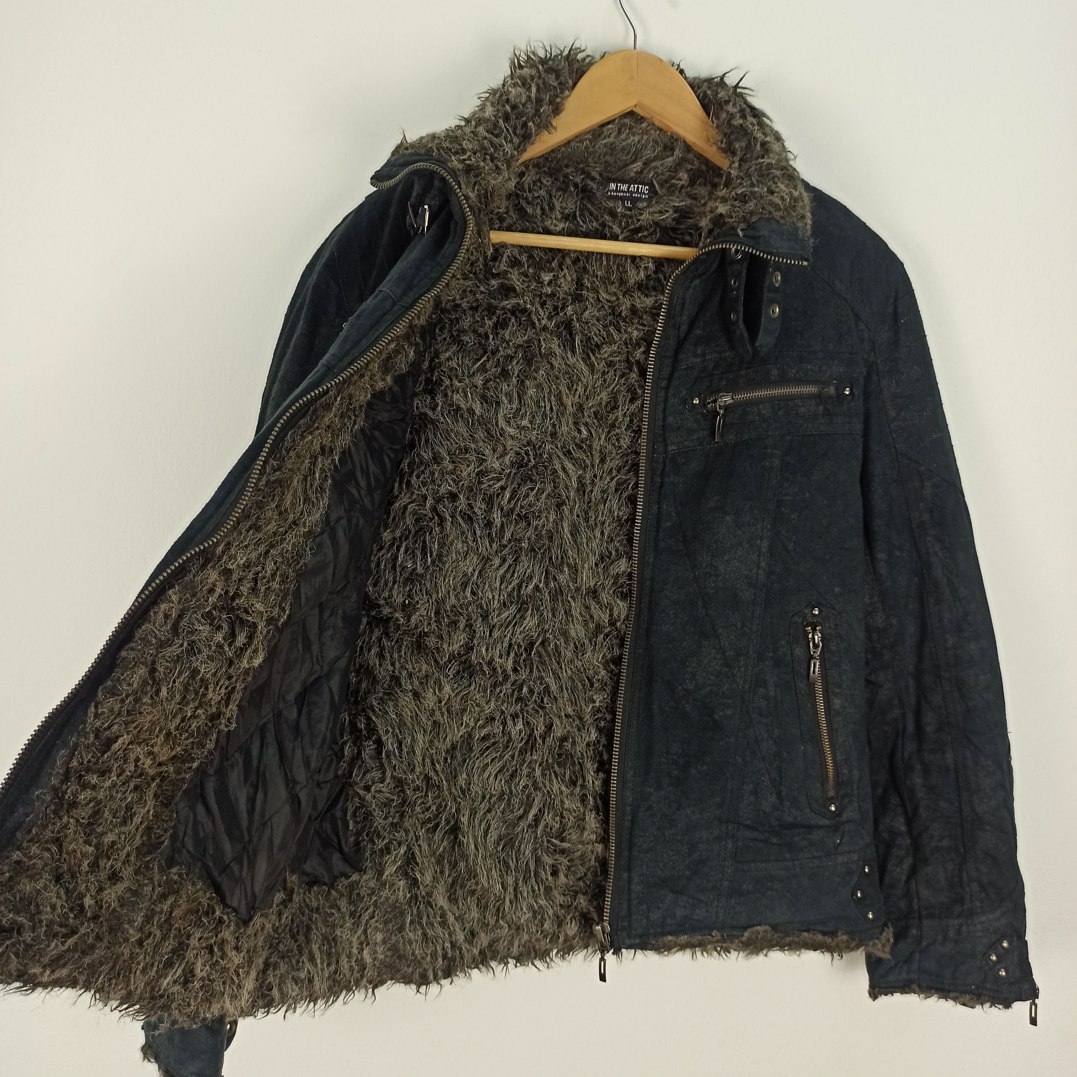 In The Attic 💥BINDING OFFER💥 IN THE ATTIC JACKET FUR SEDITIONERIES PUNK Size US L / EU 52-54 / 3 - 4 Thumbnail