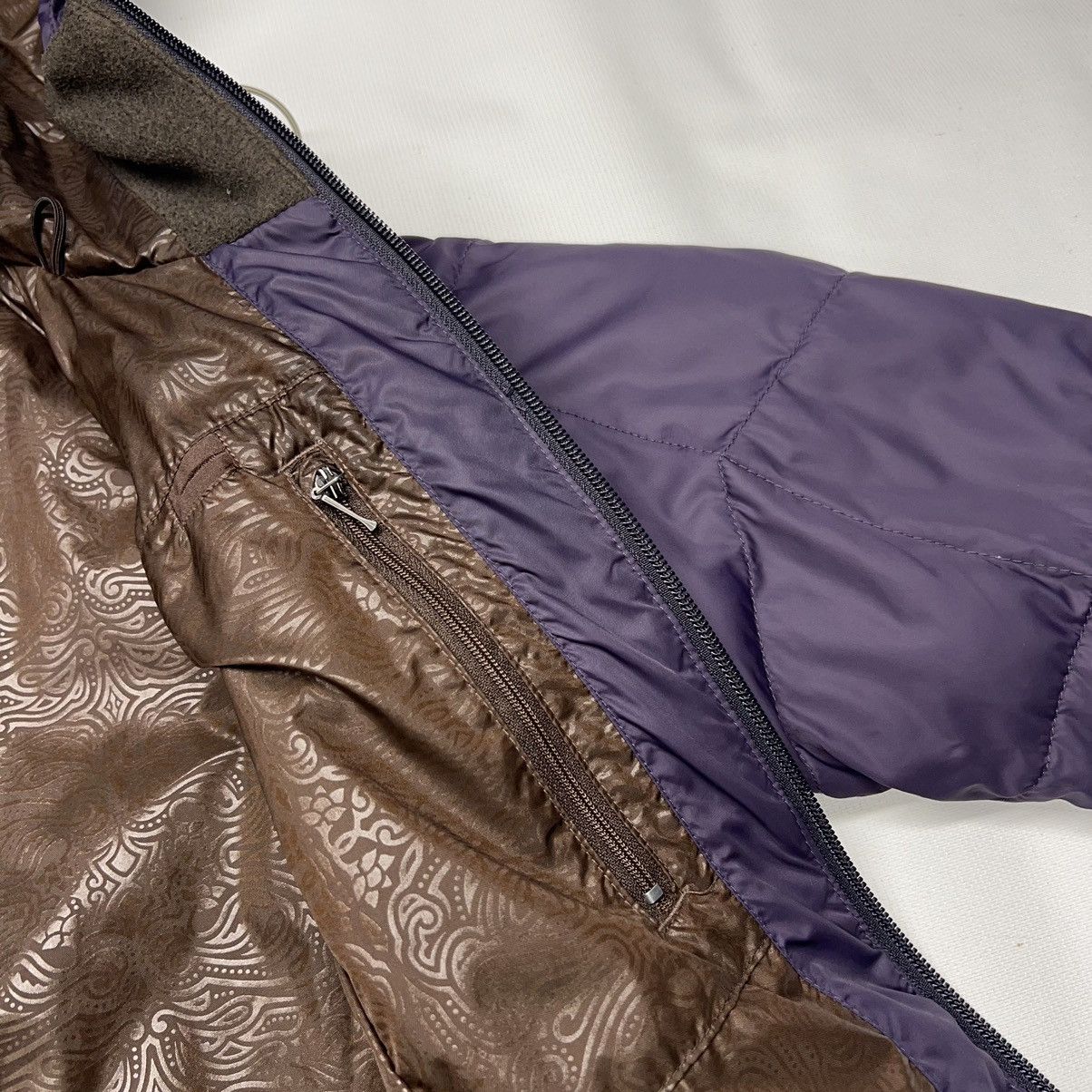 The North Face The North Face Down Jacket 600 Full Puffer Purple Plum Zip Size XS / US 0-2 / IT 36-38 - 11 Thumbnail