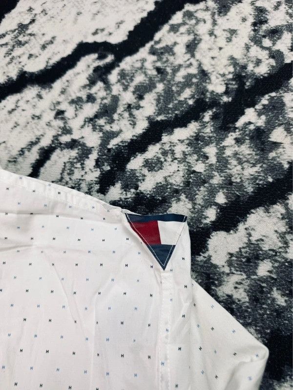 Tommy Hilfiger Tommy Hilfiger polka dot shirt white XS logo Size XS / US 0-2 / IT 36-38 - 6 Thumbnail