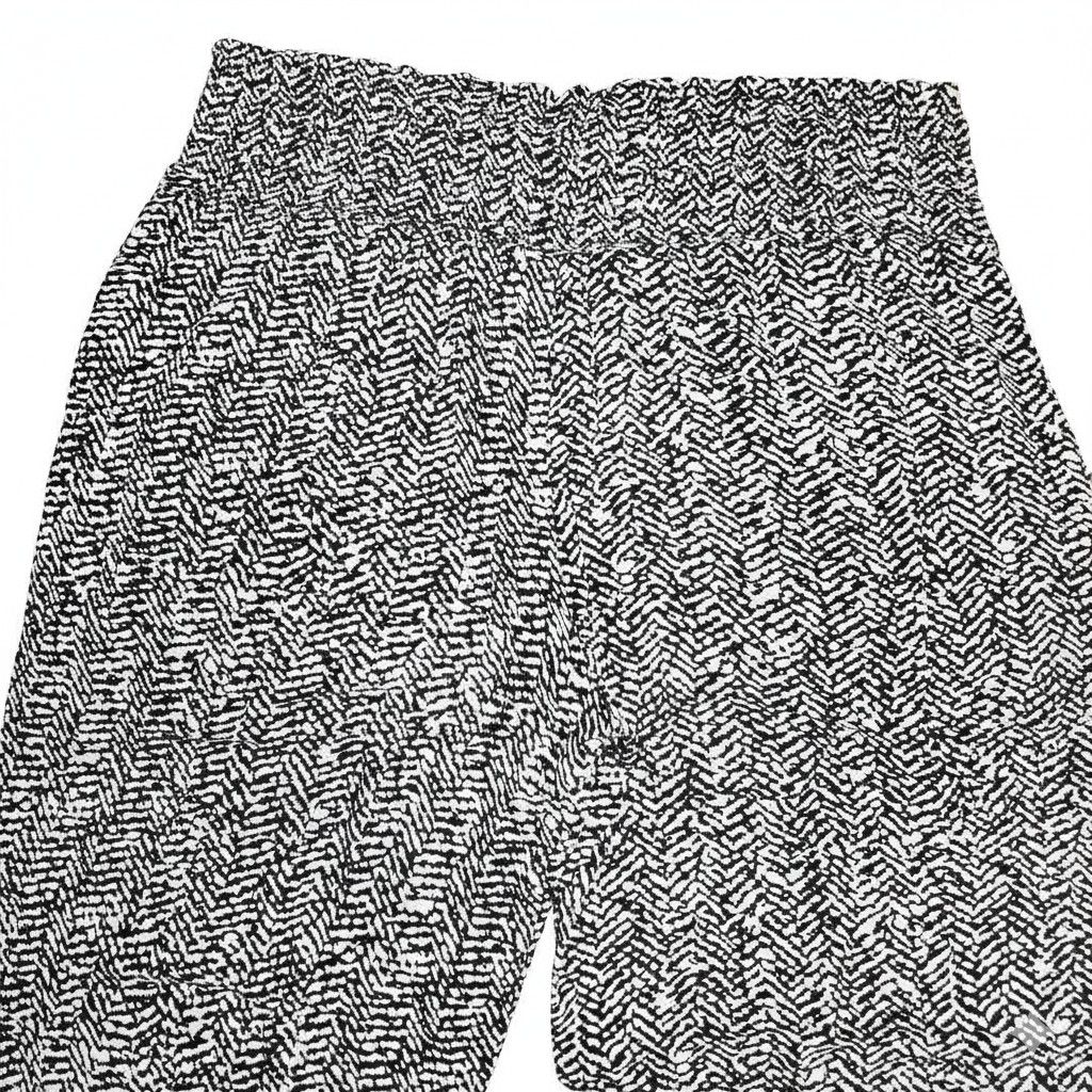Other Three Dots Size L Pants Pilazzo Wide Leg Black White Herring Size 36" / US 14 / IT 50 - 5 Thumbnail