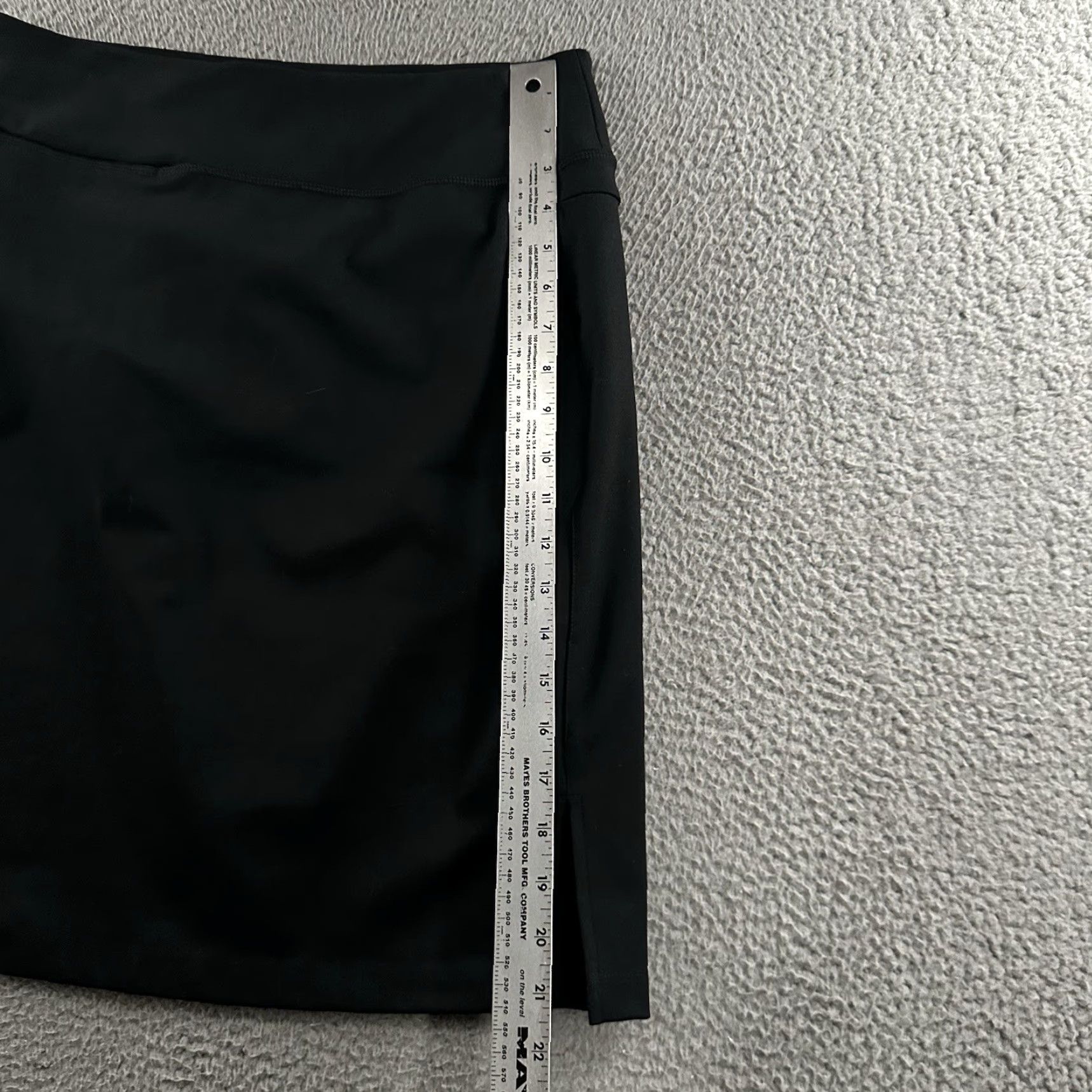 Vintage Duluth Womens Skirt Black Size 8 A-line Pockets Stretch Polyester Blend Size 30" / US 8 / IT 44 - 7 Thumbnail
