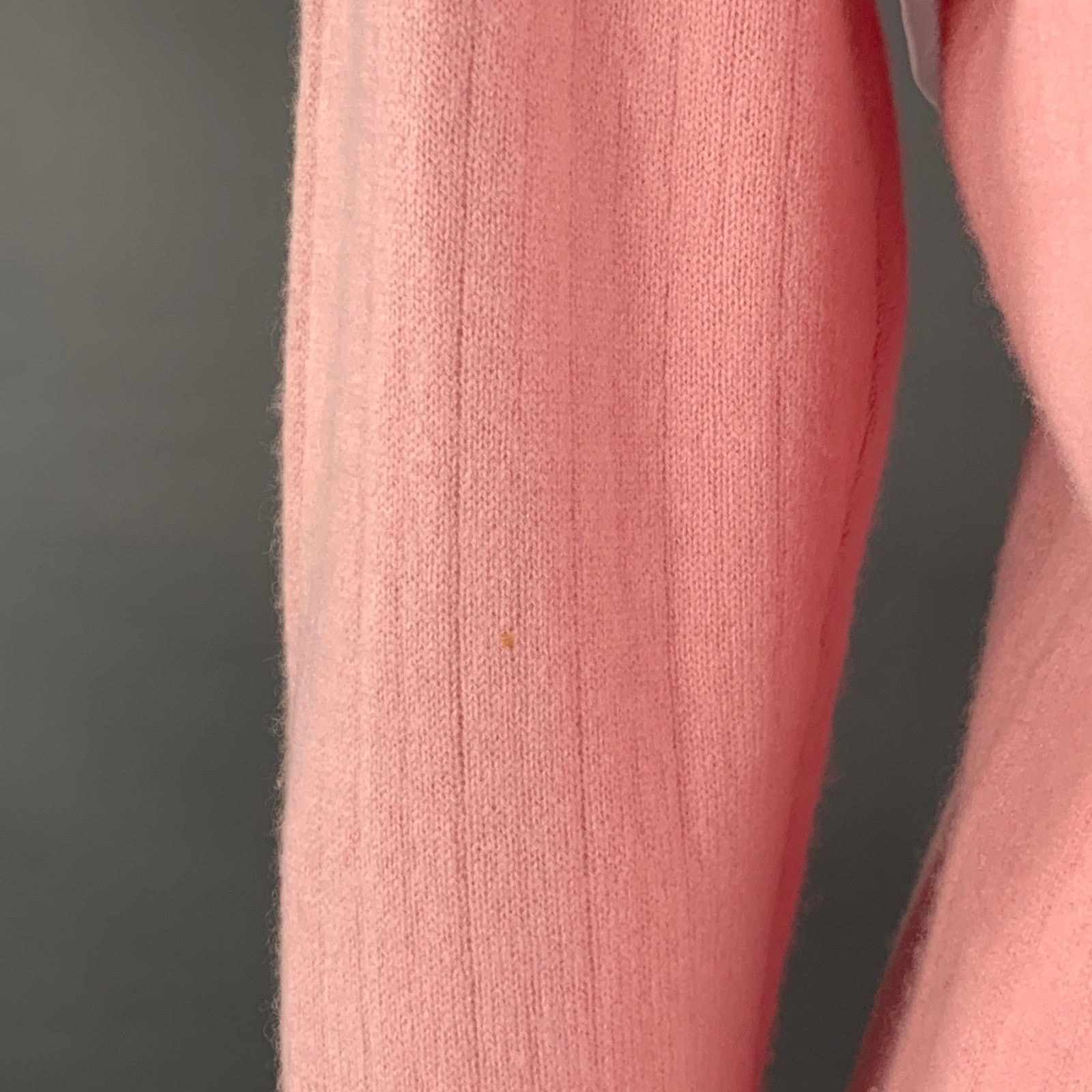 Sies Marjan XS Pink Wool Blend Knit Ruffled Crew Neck Pullover Size XS / US 0-2 / IT 36-38 - 5 Thumbnail