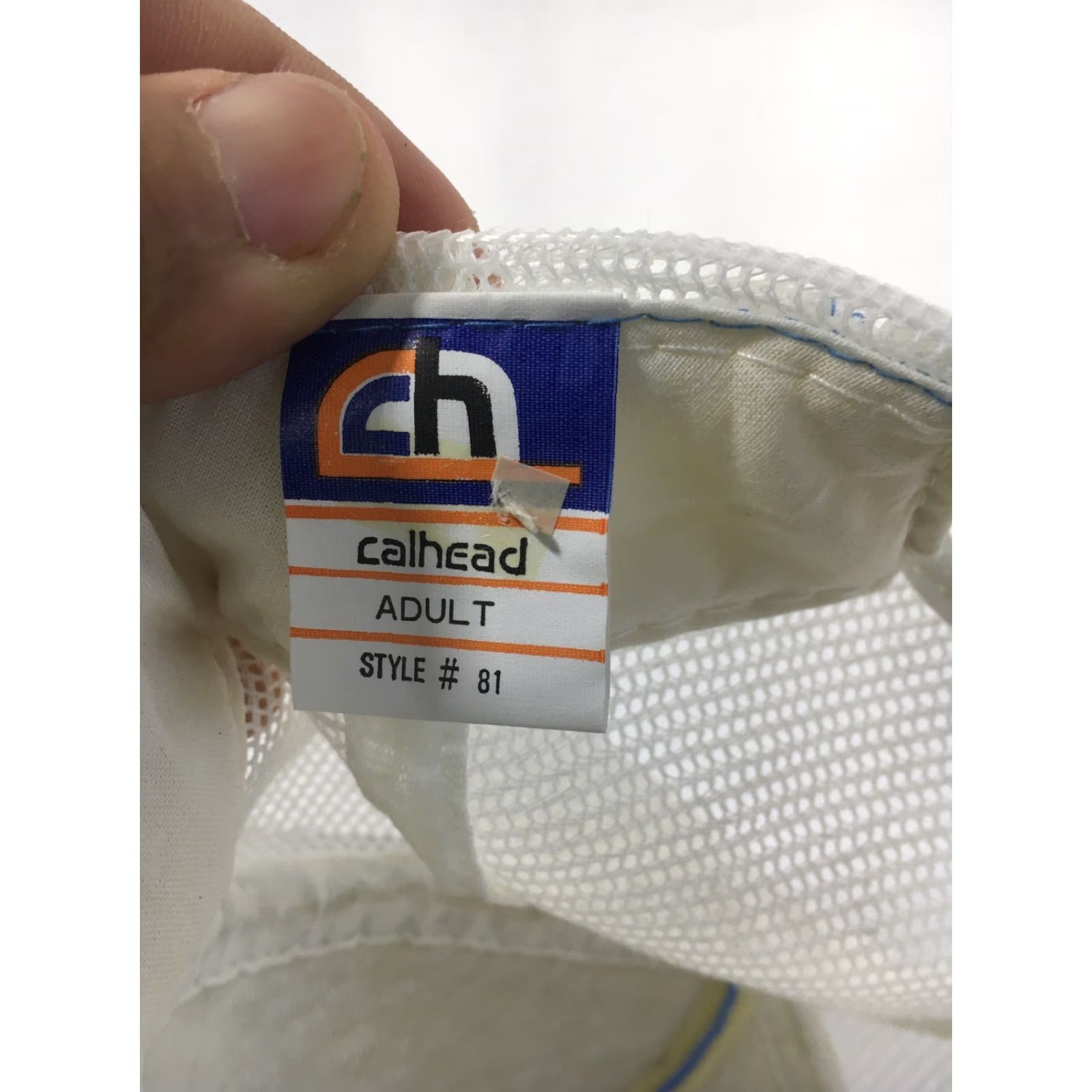 Vintage VINTAGE Calhead Snap-Back Trucker Hat Yosemite National Park Blue White Adjustable Men 80s Casual Size US M / EU 48-50 / 2 - 4 Thumbnail