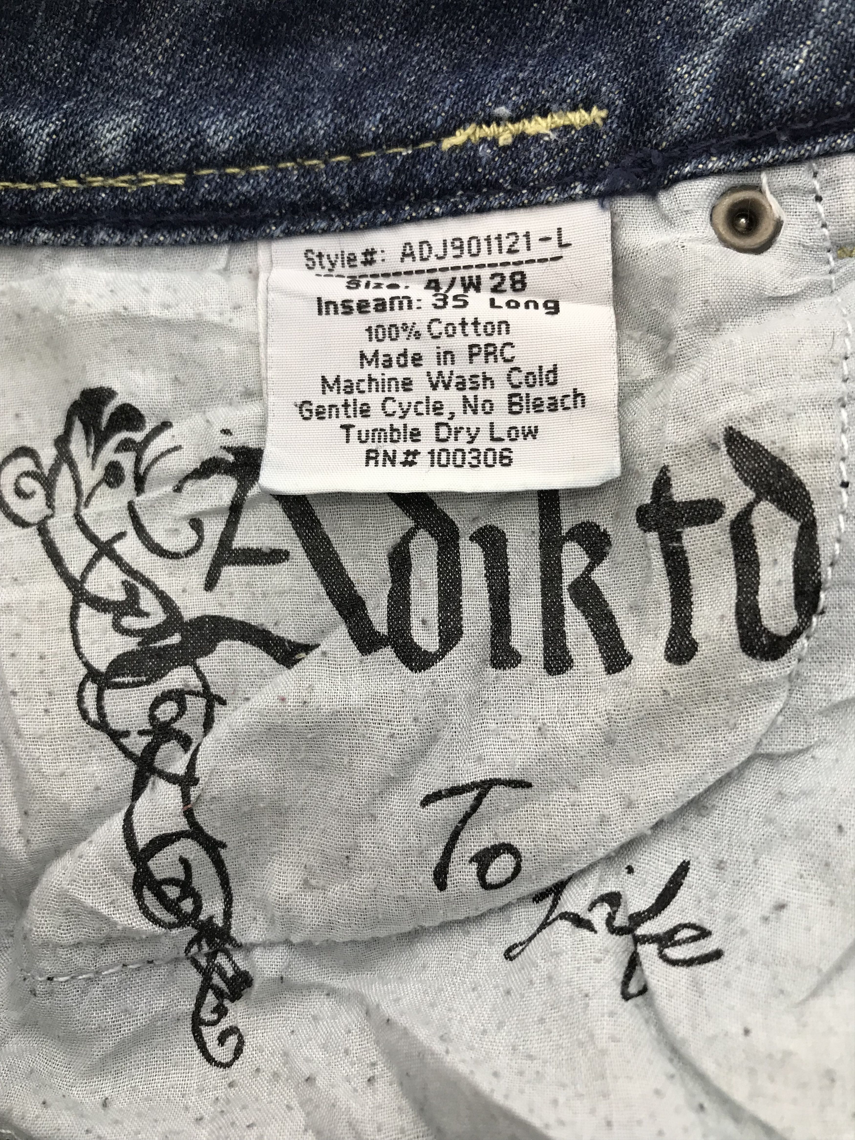 Japanese Brand Vintage Black Cross Flare Jeans Inspired Chrome Hearts Denim Size US 28 / EU 44 - 15 Thumbnail