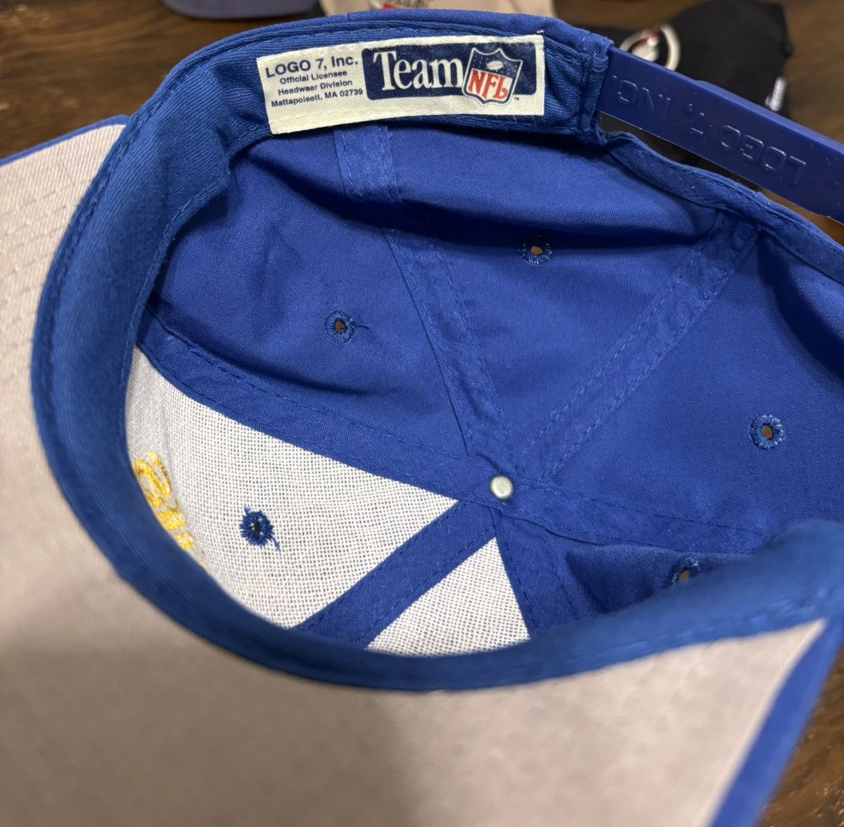 NFL × Vintage Vintage St Louis Rams NFL Logo 7 Snapback Hat Size ONE SIZE - 5 Thumbnail