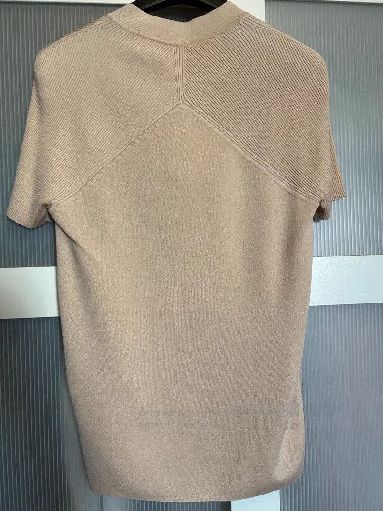 Hermes Hermes Silk Blended Short Sleeve with Cutouts, Flesh Pink Size XXS / US 00 / IT 34 - 3 Thumbnail