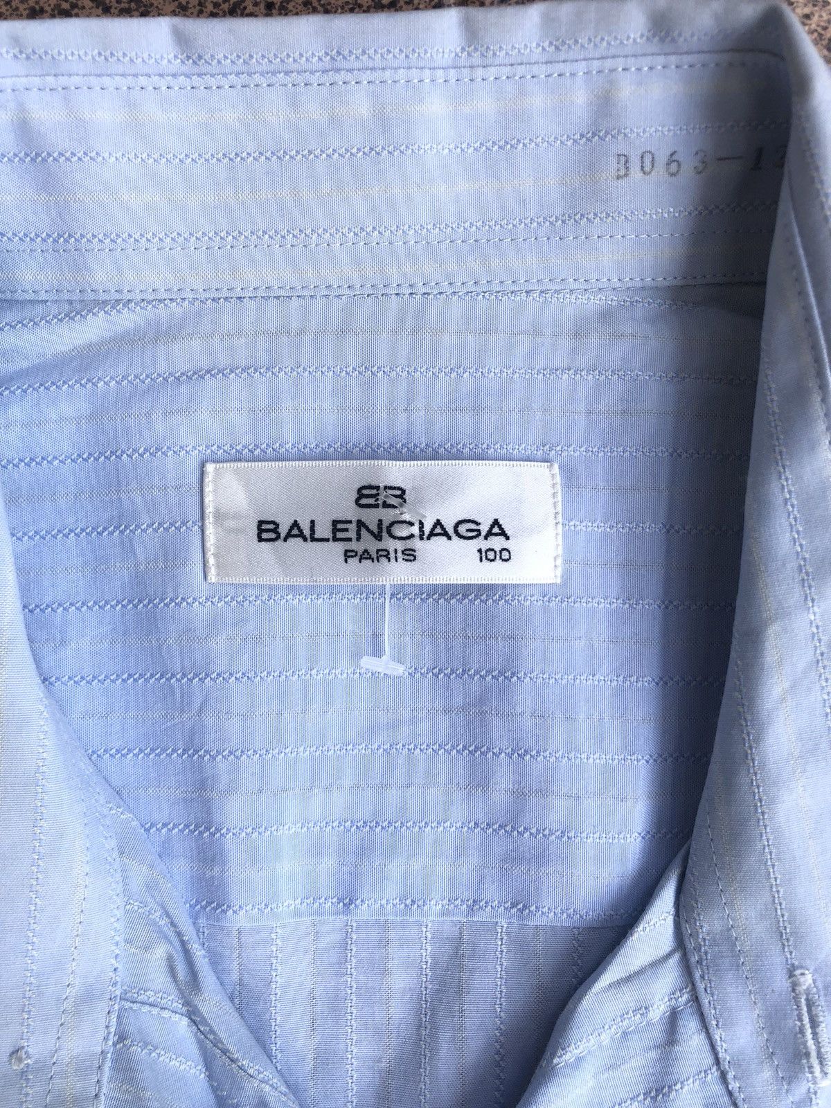 Balenciaga Balenciaga stripe shirt Size US L / EU 52-54 / 3 - 11 Thumbnail