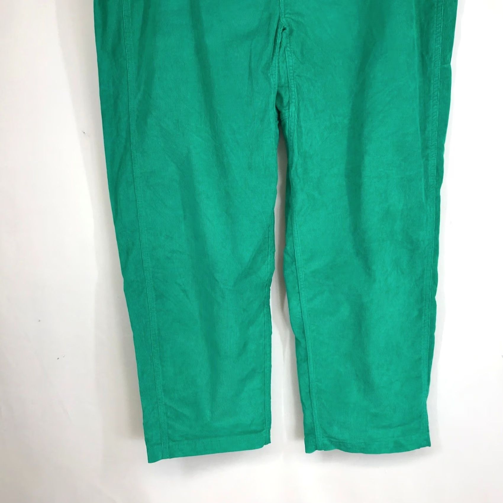 Levi's Levi's Mens Green Corduroy Jogger Pants XXL Loose Drawstring Waist High Rise Front Flat Front Pocket Logo Size US 39 - 3 Thumbnail