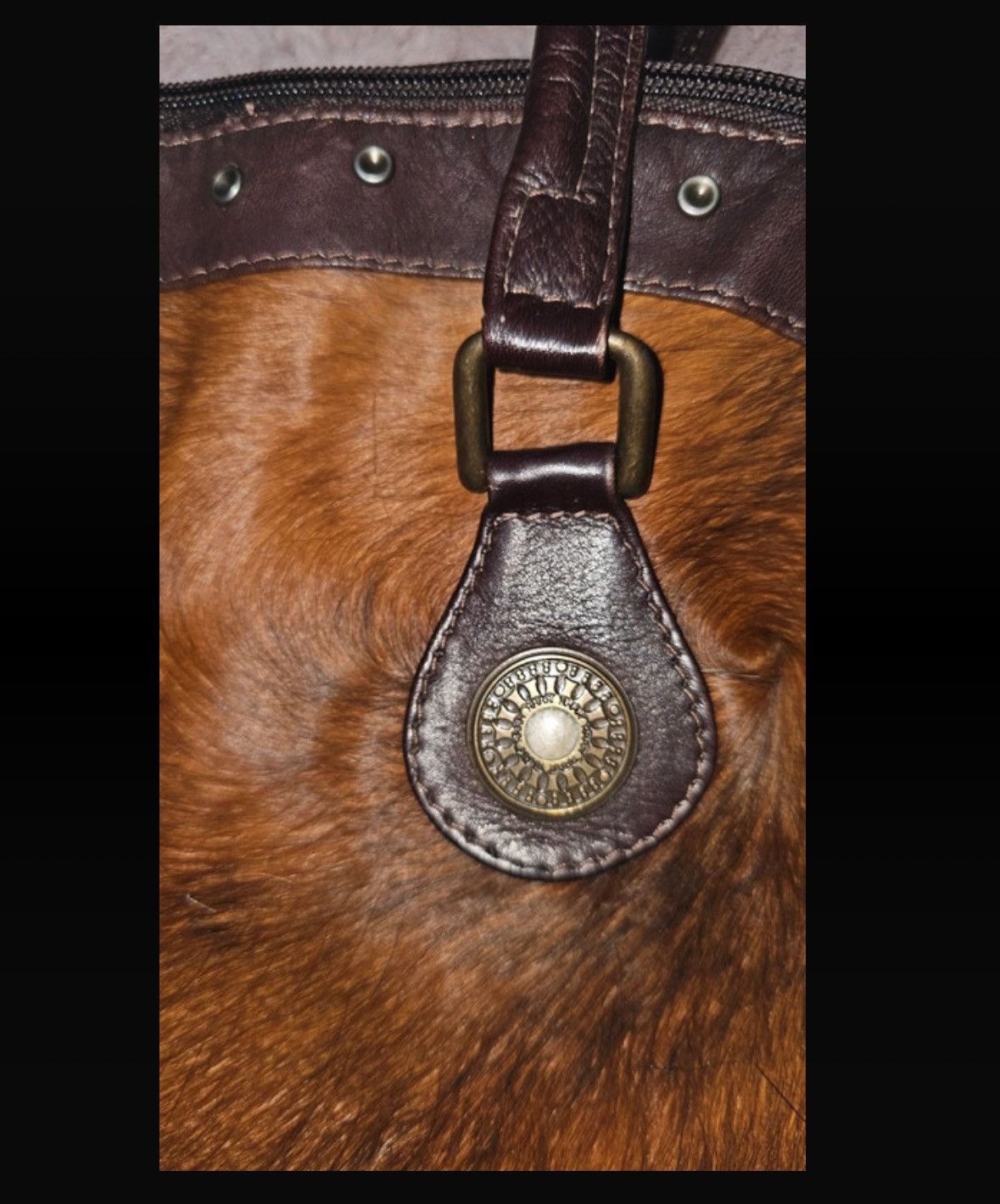Other Vintage cow leather brown shoulder bag Size ONE SIZE - 3 Thumbnail