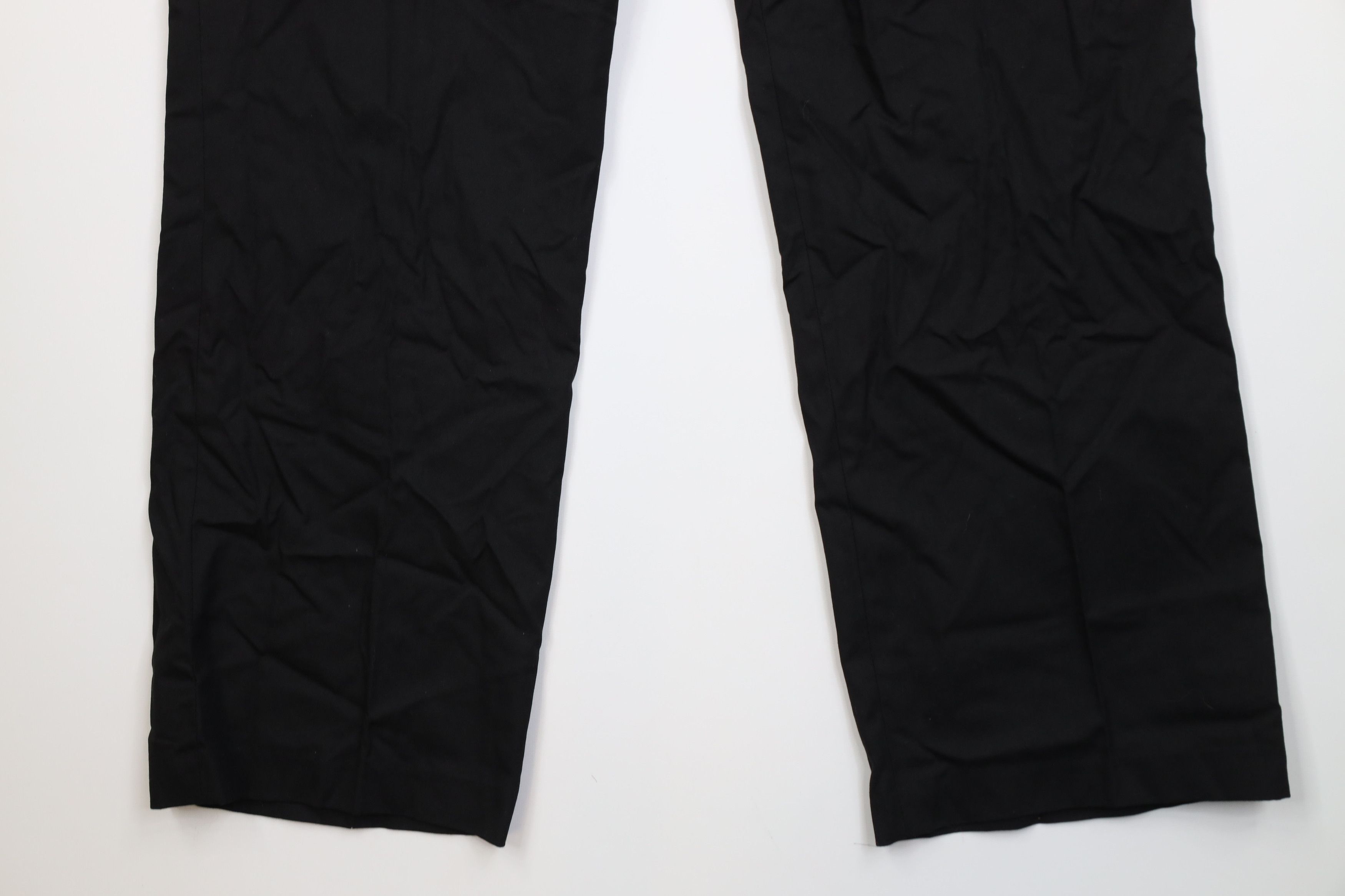 Vintage Vintage 70s Streetwear Canvas Wide Leg Chino Pants Black USA Size US 36 / EU 52 - 4 Thumbnail