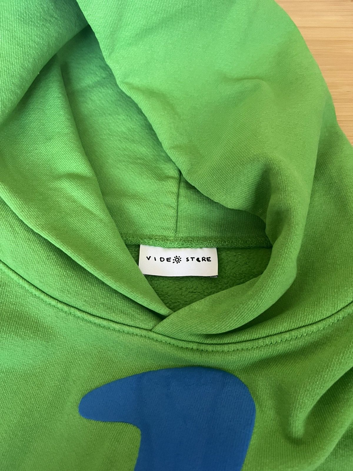 Video Store Apparel Video Store Hoodie - Green w Blue Puff Print Size US M / EU 48-50 / 2 - 7 Thumbnail