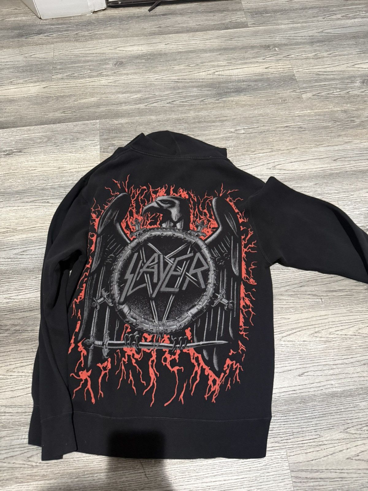 Slayer Slayer Eagle logo zip up hoodie Size US XL / EU 56 / 4 - 4 Thumbnail