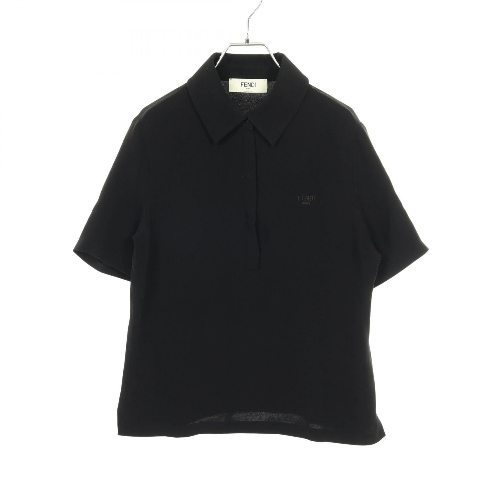 Fendi Fendi Fendi Silk Polo Shirt Textile Tops DUTY FREE for USA Size ONE SIZE - 1 Thumbnail