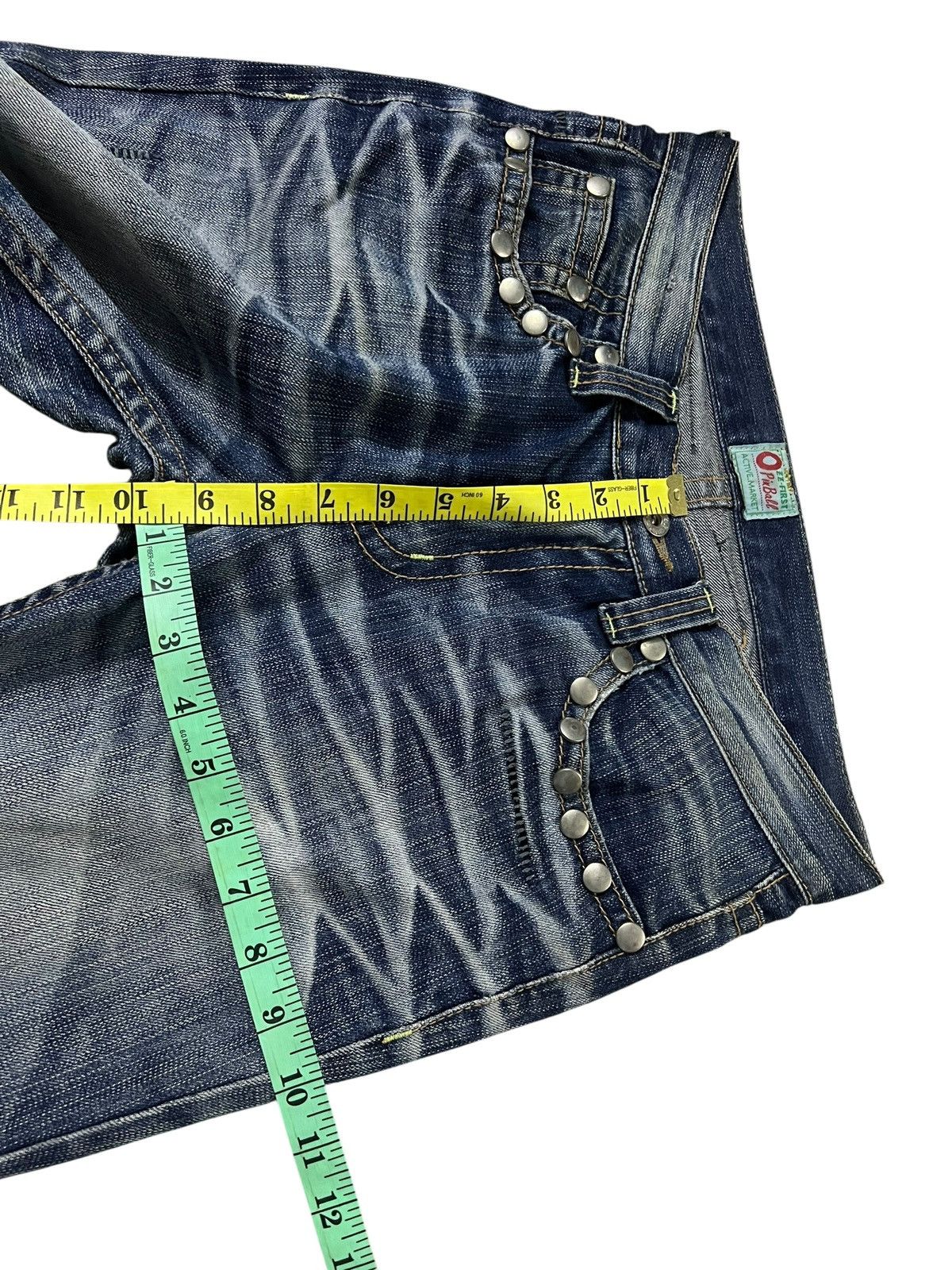 If Six Was Nine Vintage Flare Zz-First O Pinball Active Market Claw Jean Size US 30 / EU 46 - 16 Thumbnail