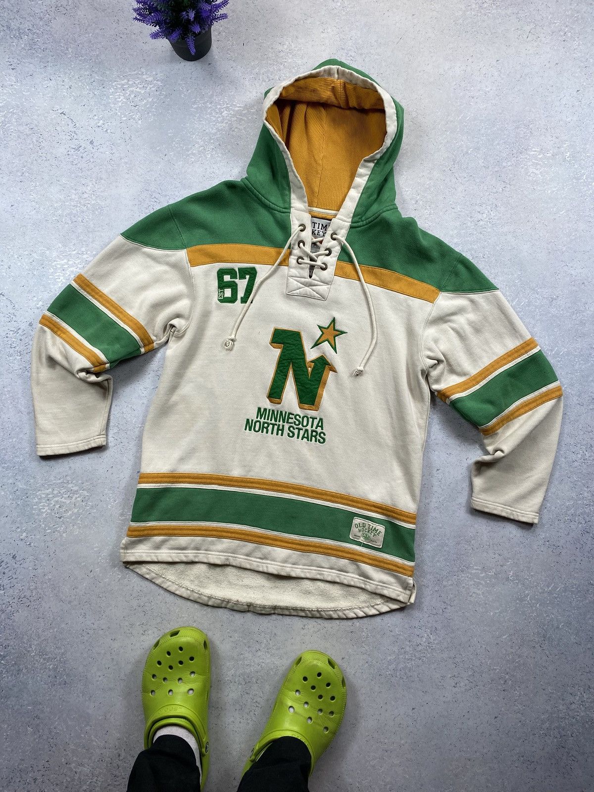 NHL Minnesota North Stars Jersey Vintage Old Time Hockey Brand Size US M / EU 48-50 / 2 - 1 Thumbnail