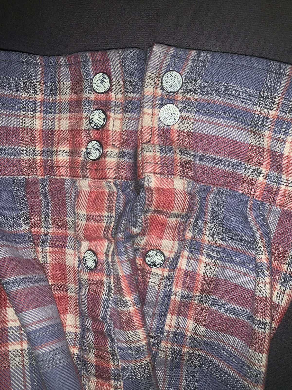 RRL Ralph Lauren RARE* RRL Ralph Lauren Plaid Distressed Western Button Shirt Size US S / EU 44-46 / 1 - 13 Thumbnail