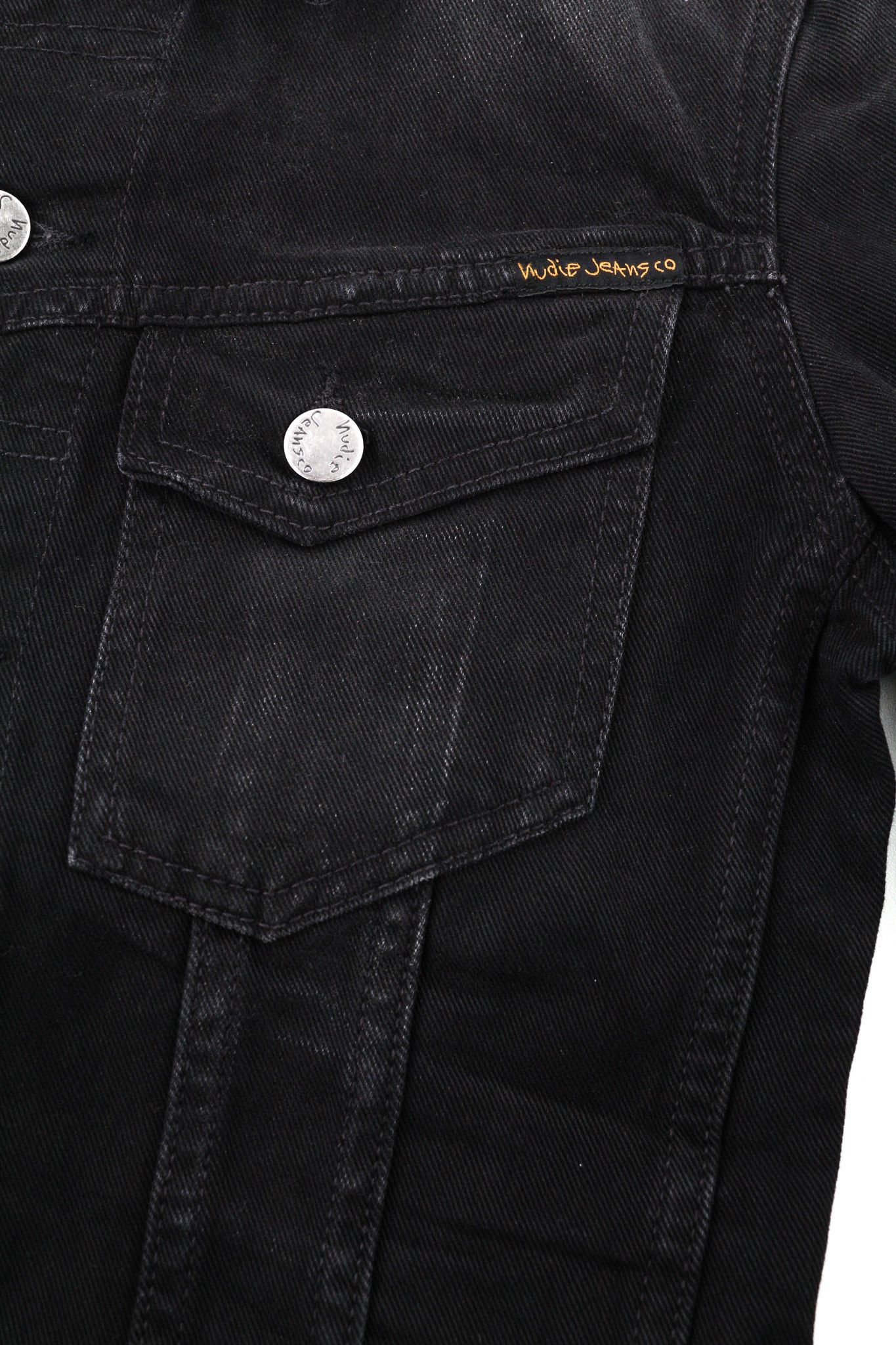 Nudie Jeans BILLY XS Dark Shist Denim Jacket 81057 Size US XS / EU 42 / 0 - 6 Thumbnail