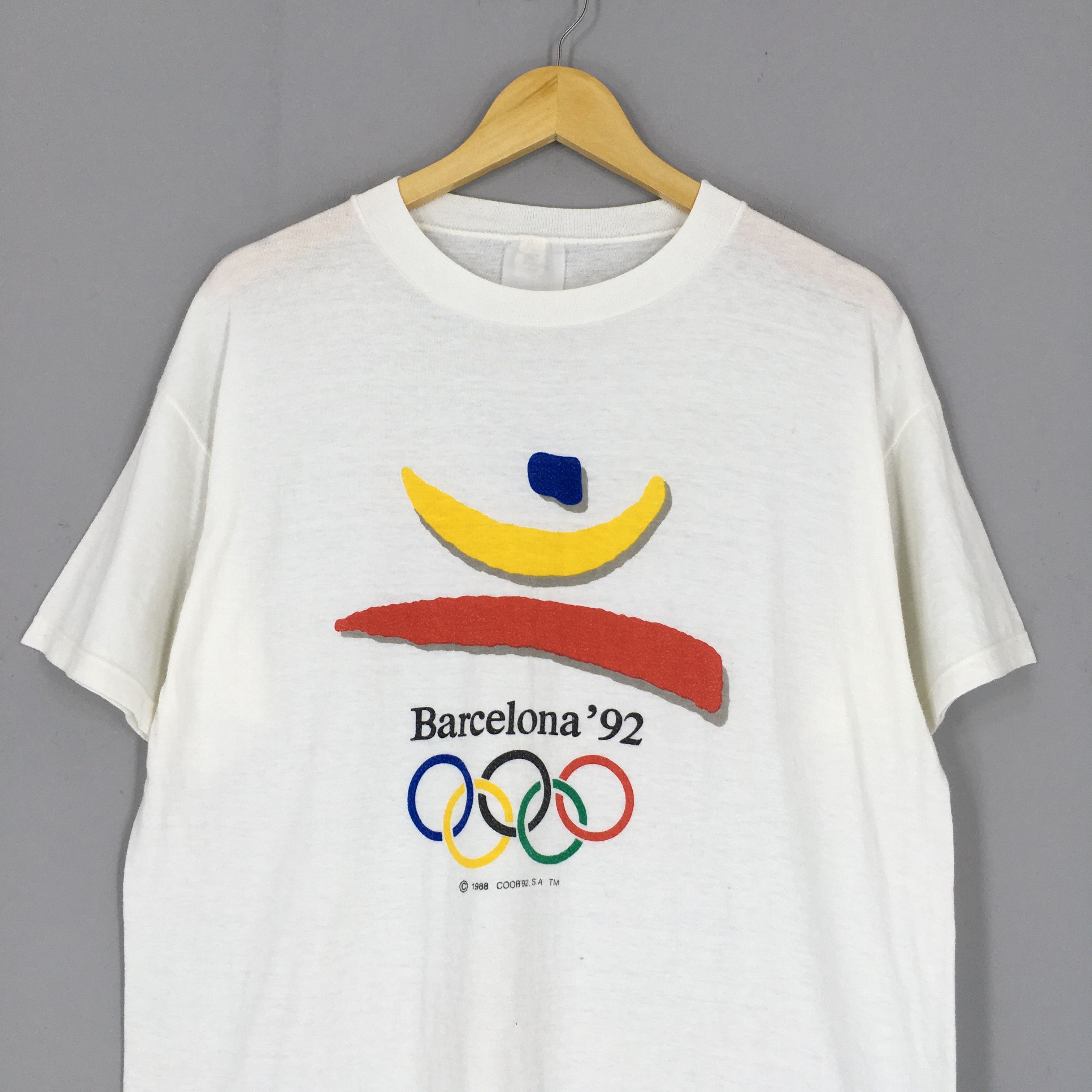 USA Olympics × Vintage Vintage Barcelona 1992 Summer Olympics T Shirt Medium Size US M / EU 48-50 / 2 - 2 Thumbnail