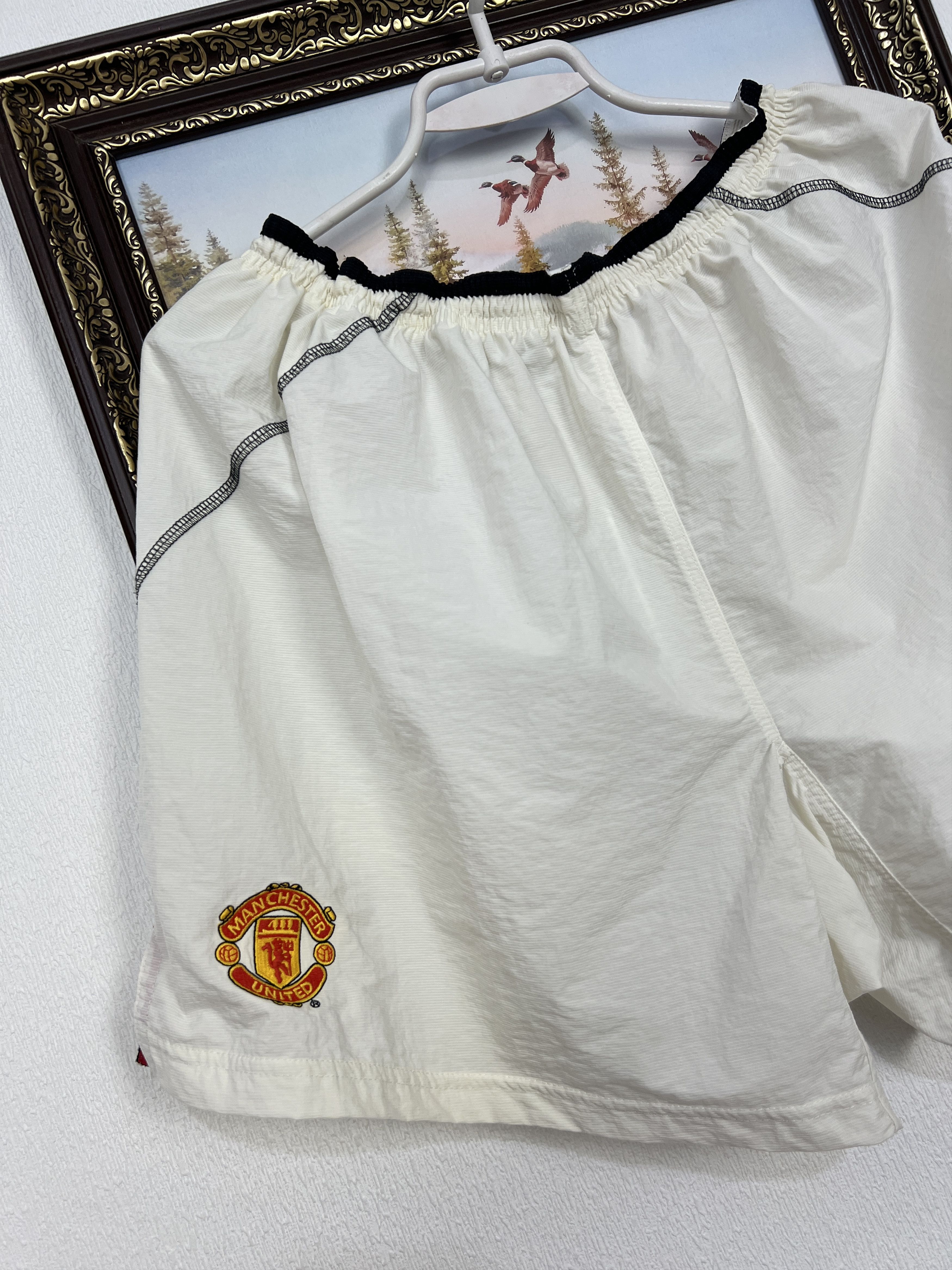 Umbro Vintage Umbro White Manchester United Football Shorts L Size US 34 / EU 50 - 3 Thumbnail