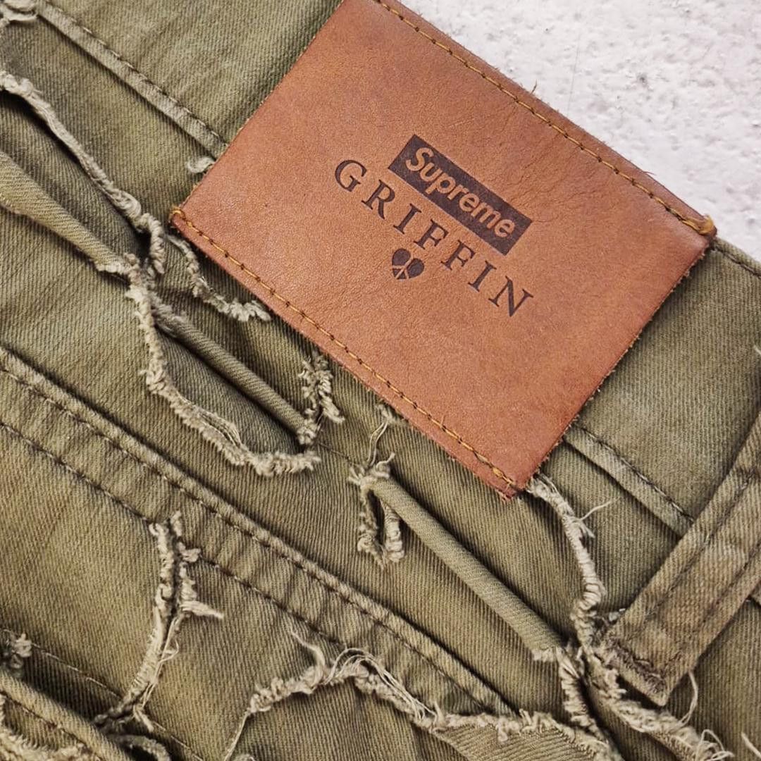Supreme Supreme x Griffin 5 Pocket Olive Pants (36) Size US 36 / EU 52 - 3 Thumbnail