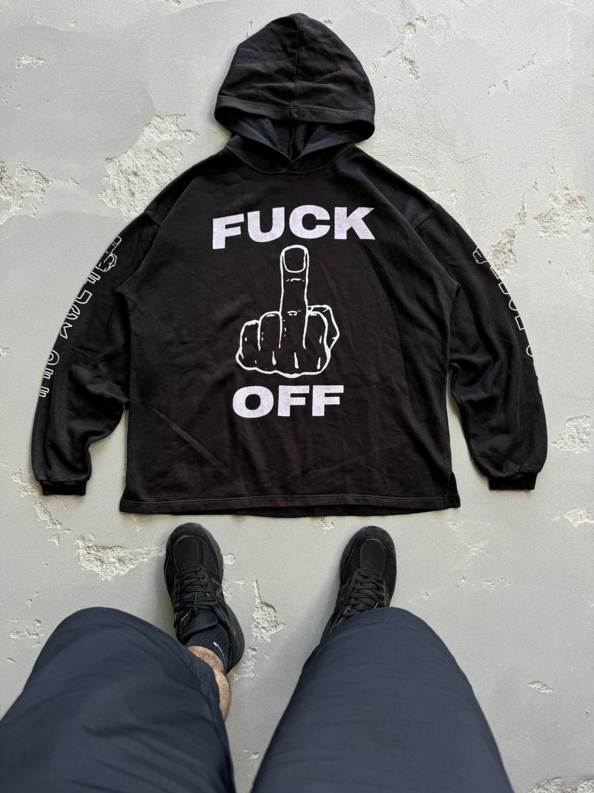 Japanese Brand Emptyroom archive x Jun Inagawa fuck off sweatshirt