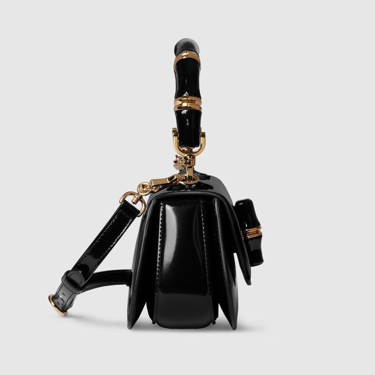 Gucci o1la5ras0526 Size: OS / Bamboo Diva Medium Bag in Black Size ONE SIZE - 7 Thumbnail