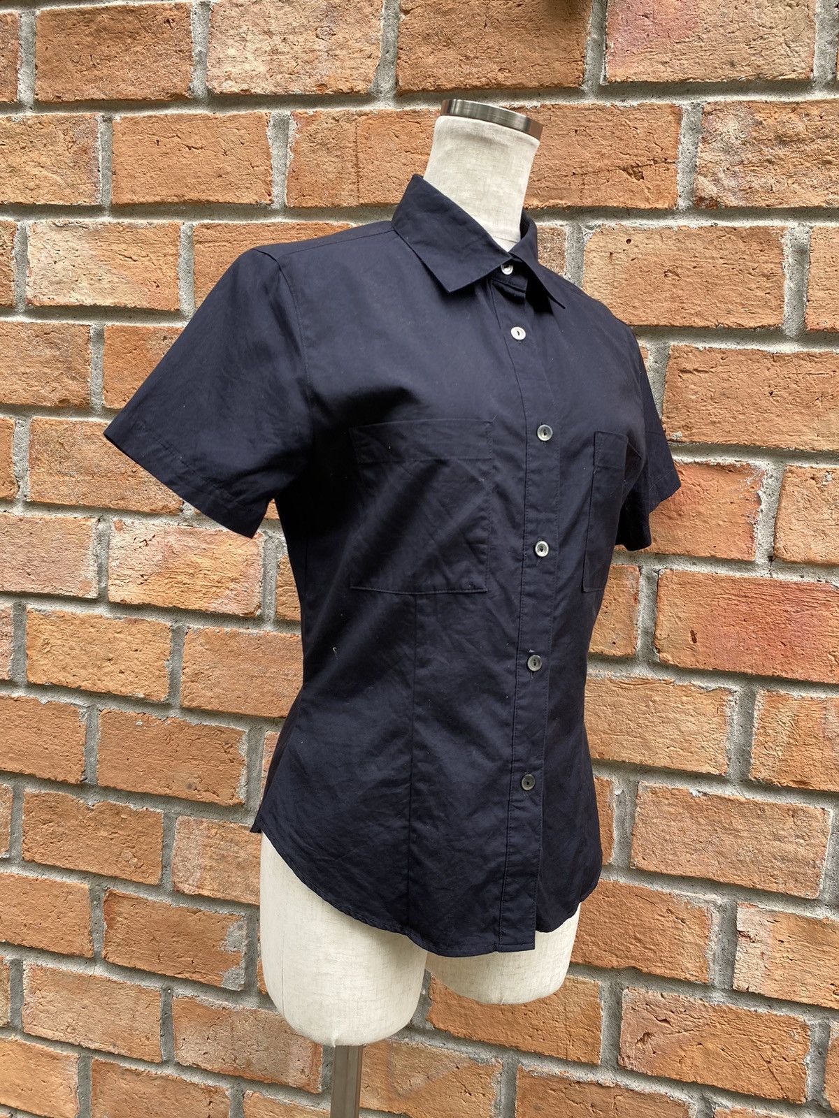 Norma Kamali NORMA KAMALI Black Shirt Size S / US 4 / IT 40 - 11 Thumbnail