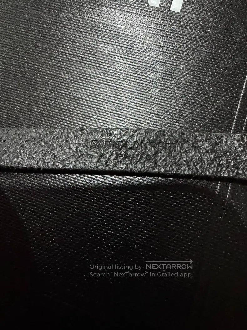 Saint Laurent Paris Saint Laurent Paris Black and Gold Dual-Ring Leather Brace Size ONE SIZE - 5 Thumbnail