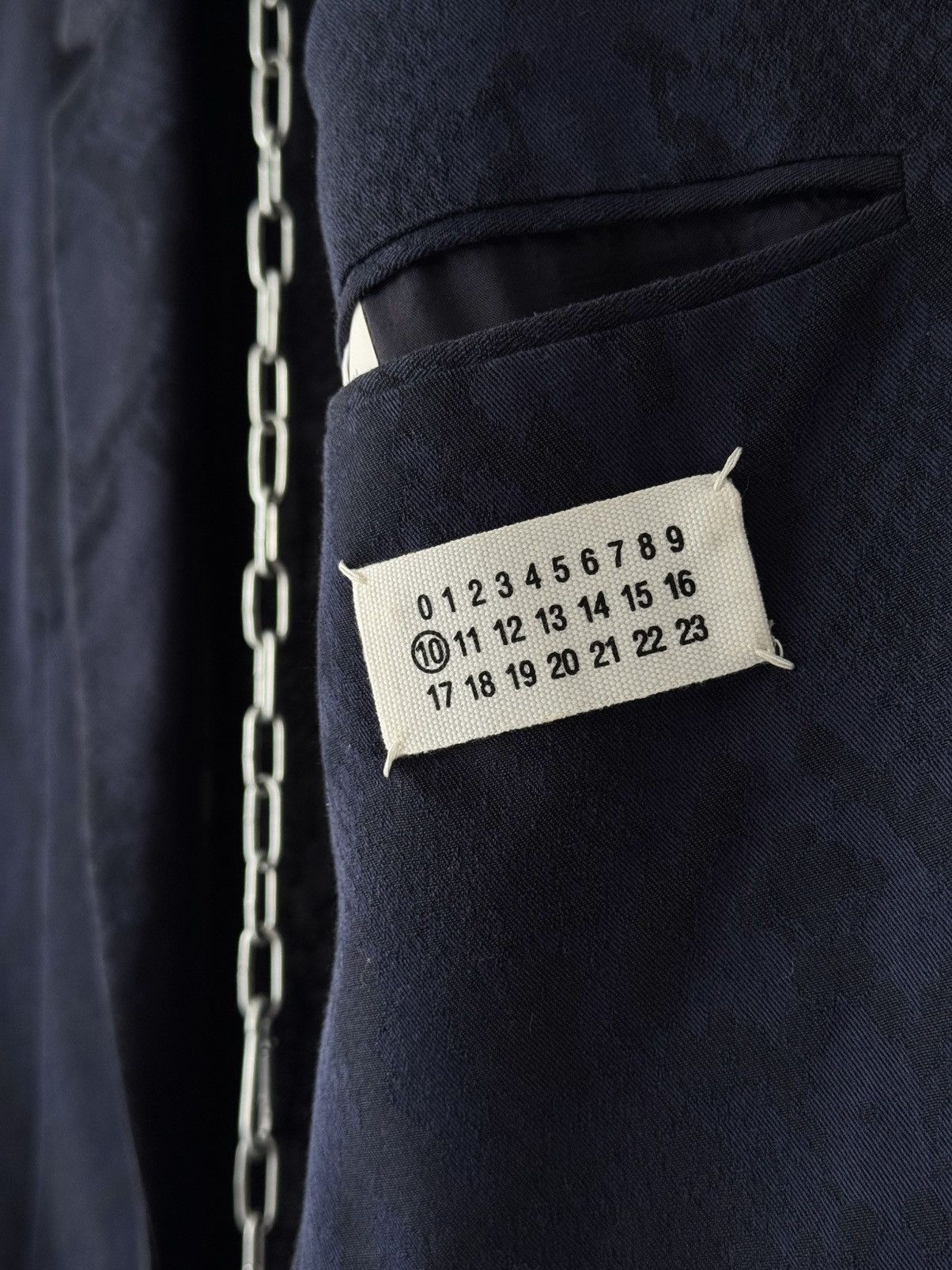 Maison Margiela 2011 Maison Margiela Blue Snake Pattern Blazer Jacket Size US M / EU 48-50 / 2 - 7 Thumbnail