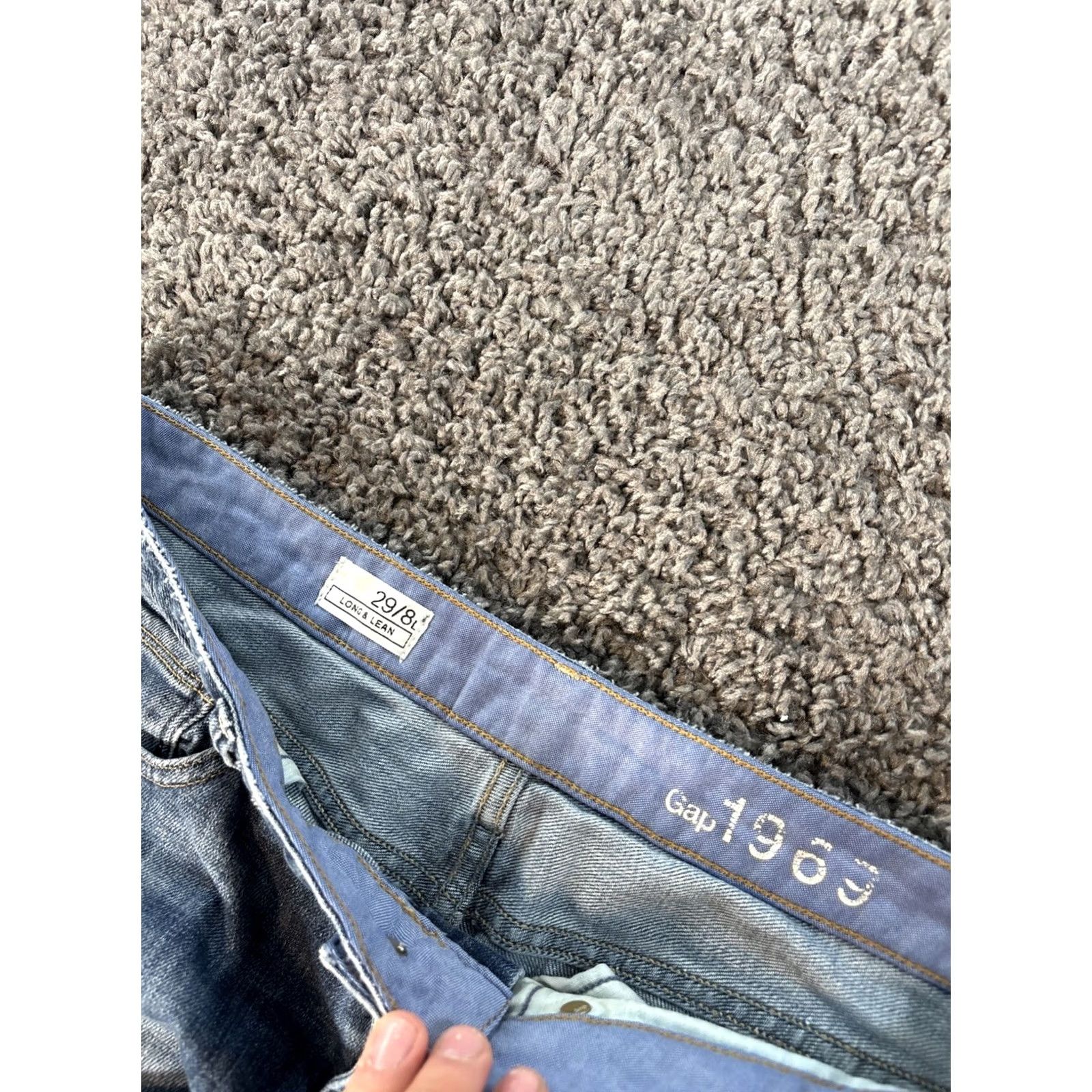 Gap VINTAGE Gap Low Rise Shorts Womens 32 Pocket Denim Mini Frayed Size 24" / US 00 / IT 34 - 5 Thumbnail