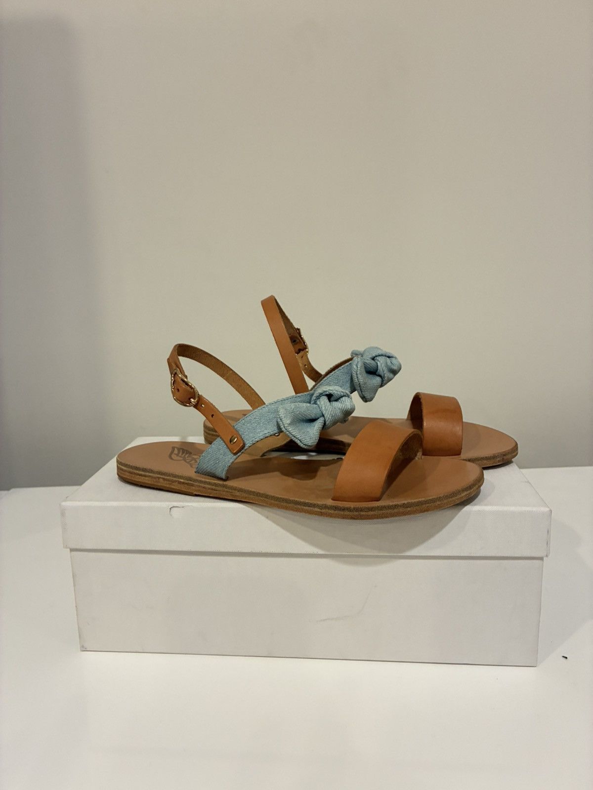 Ancient Greek Sandals Ancient Greek Clio Bow sandal Size 6 Size US 6 / IT 36 - 3 Thumbnail