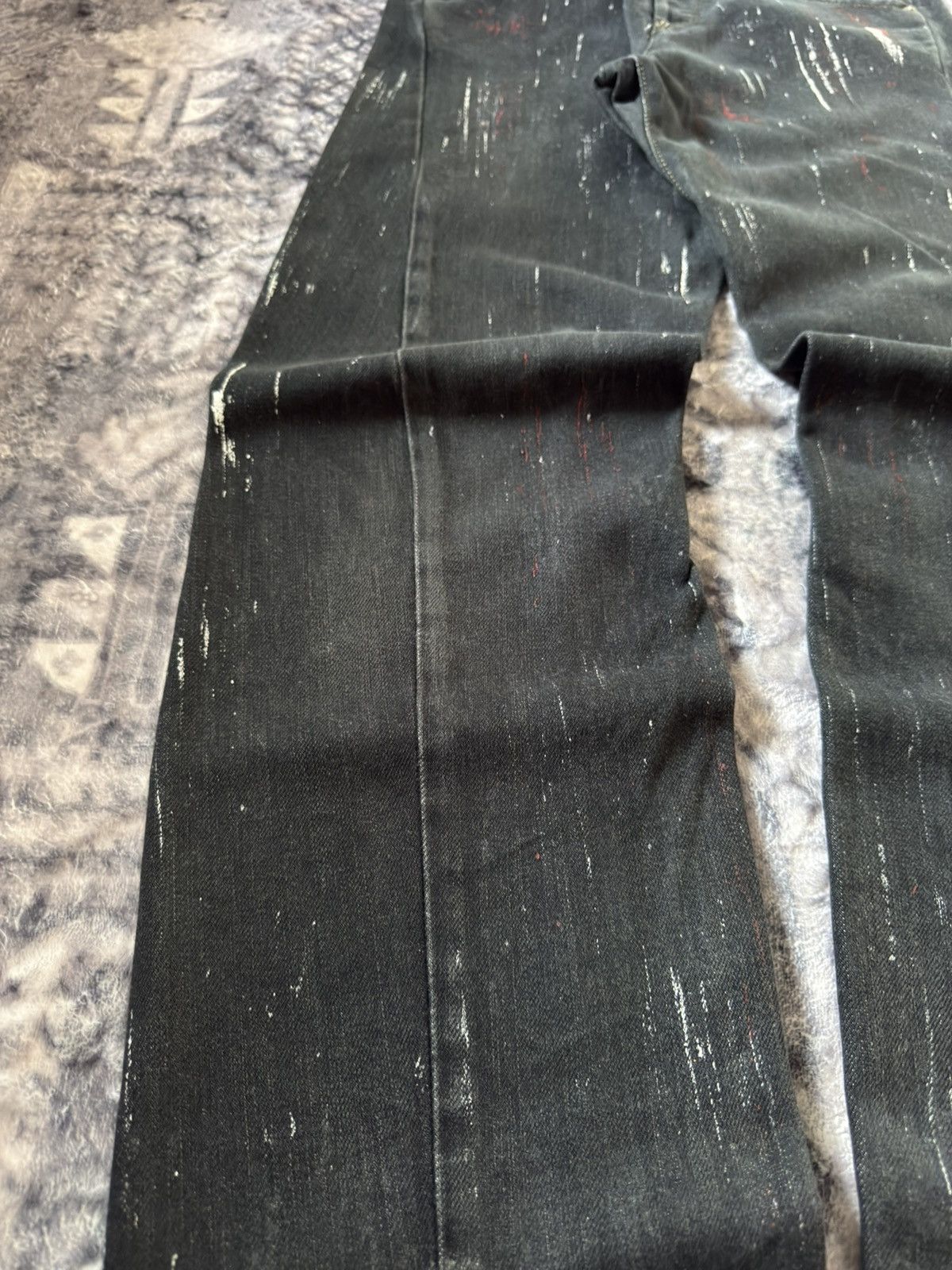 Levi's Vintage Levis Engineered Matrix Digital Rain Painted Jeans Size US 29 - 9 Thumbnail