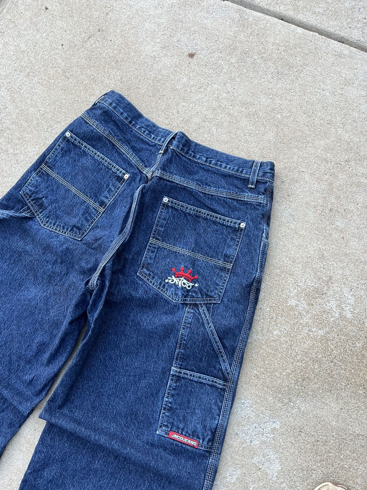 JNCO Vintage 2000s JNCO tribal carpenter jeans 36x32 Size US 32 / EU 48 - 2 Thumbnail