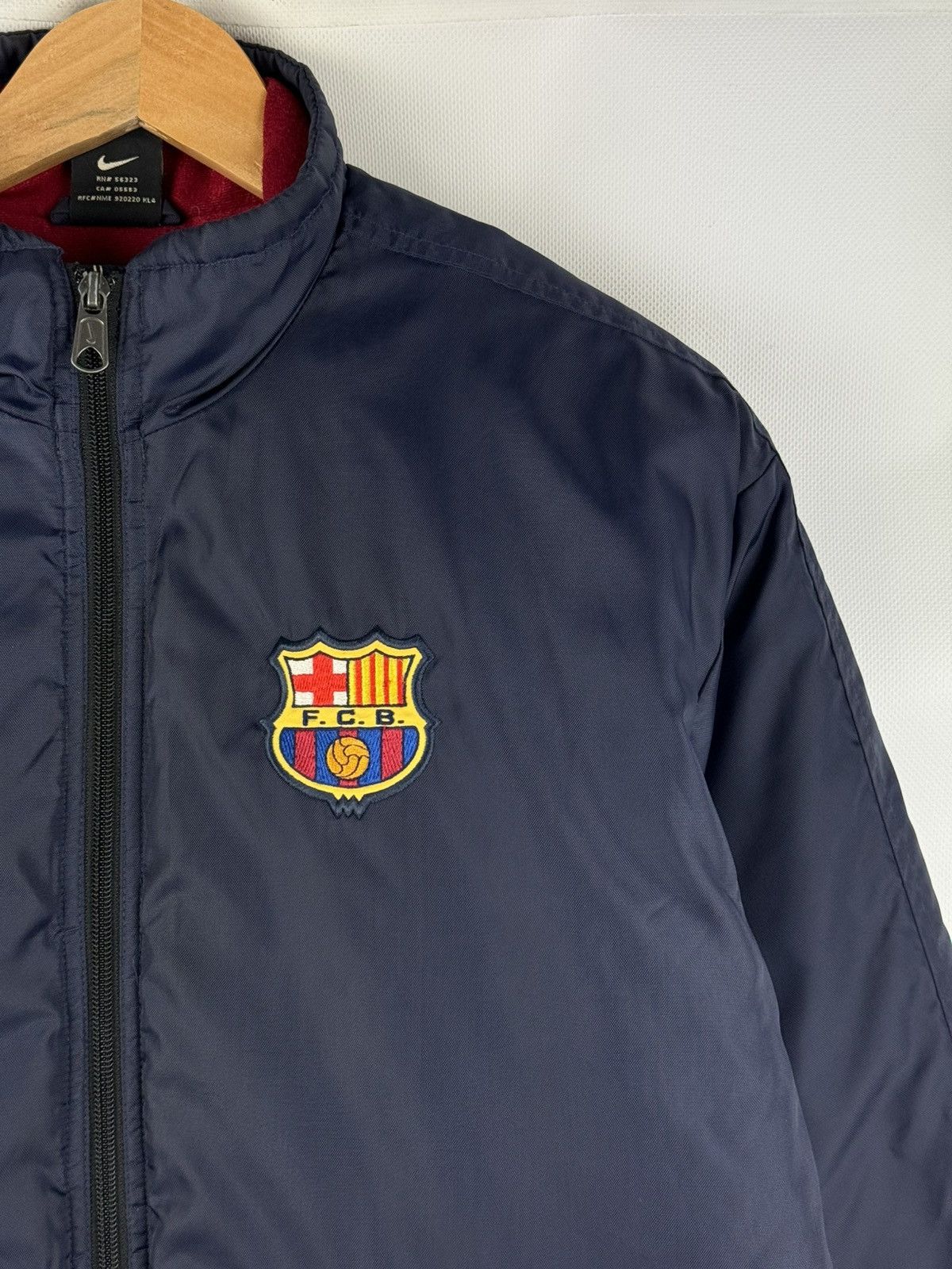 Nike Nike FC Barcelona Vintage Training Nylon Jacket Size US S / EU 44-46 / 1 - 8 Thumbnail