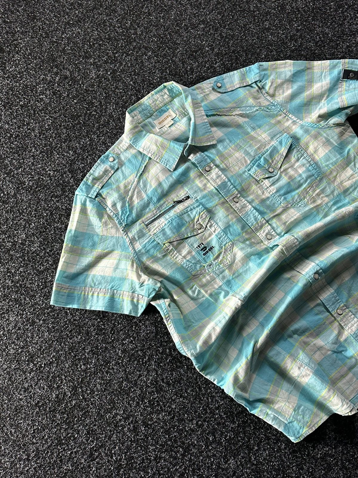 Diesel × Vintage VNTG Diesel Avant-garde Shirt 90s very rare Streetwear Size US XL / EU 56 / 4 - 2 Thumbnail