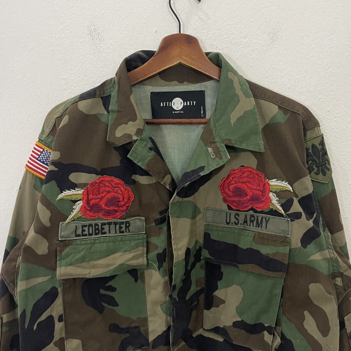 Japanese Brand After Party Us Army Croptop Jacket Size XL / US 12-14 / IT 48-50 - 4 Thumbnail